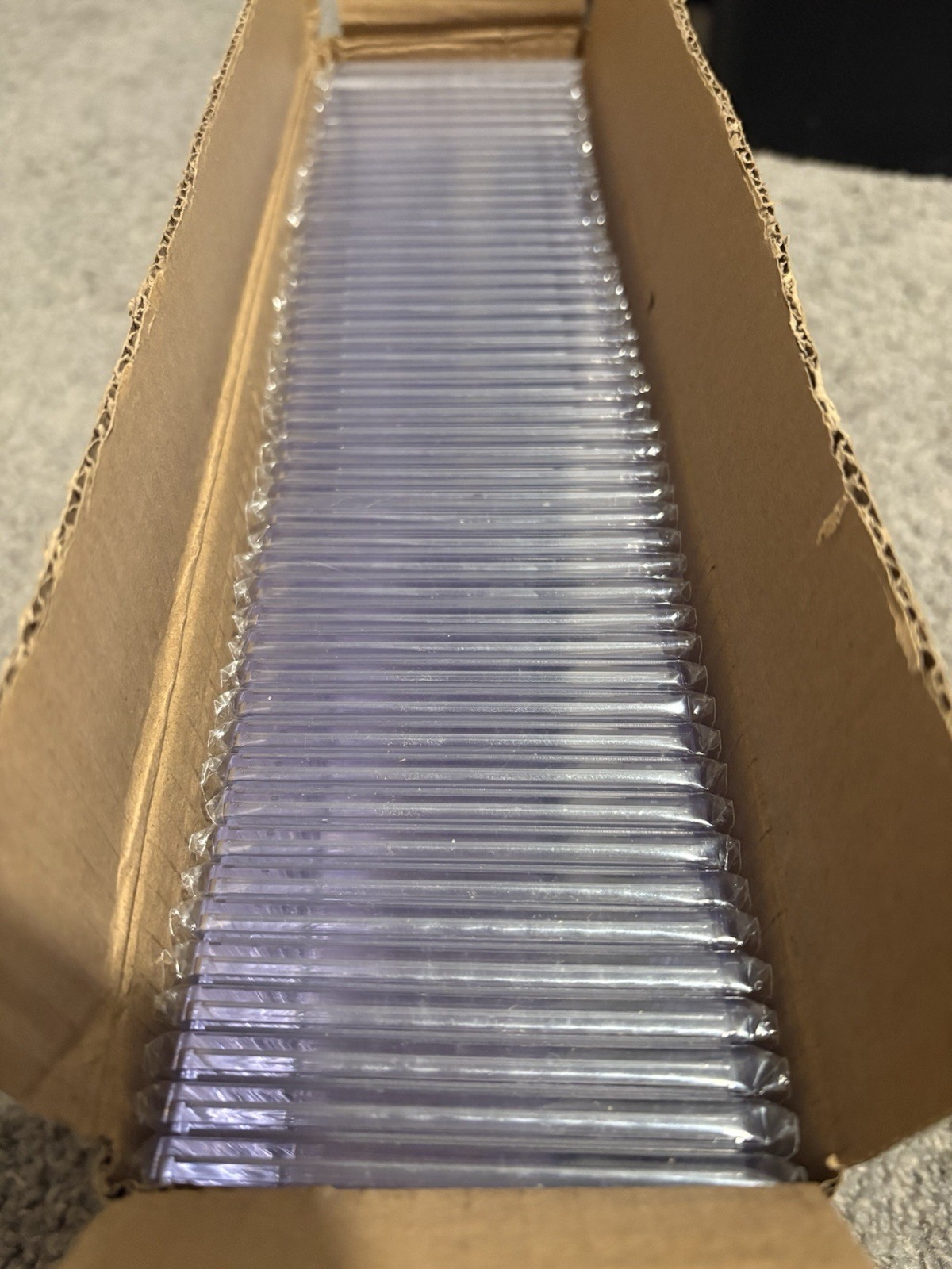 50x Empty Graded Card Holder PSA Slab for Trading Sports Cards Protector