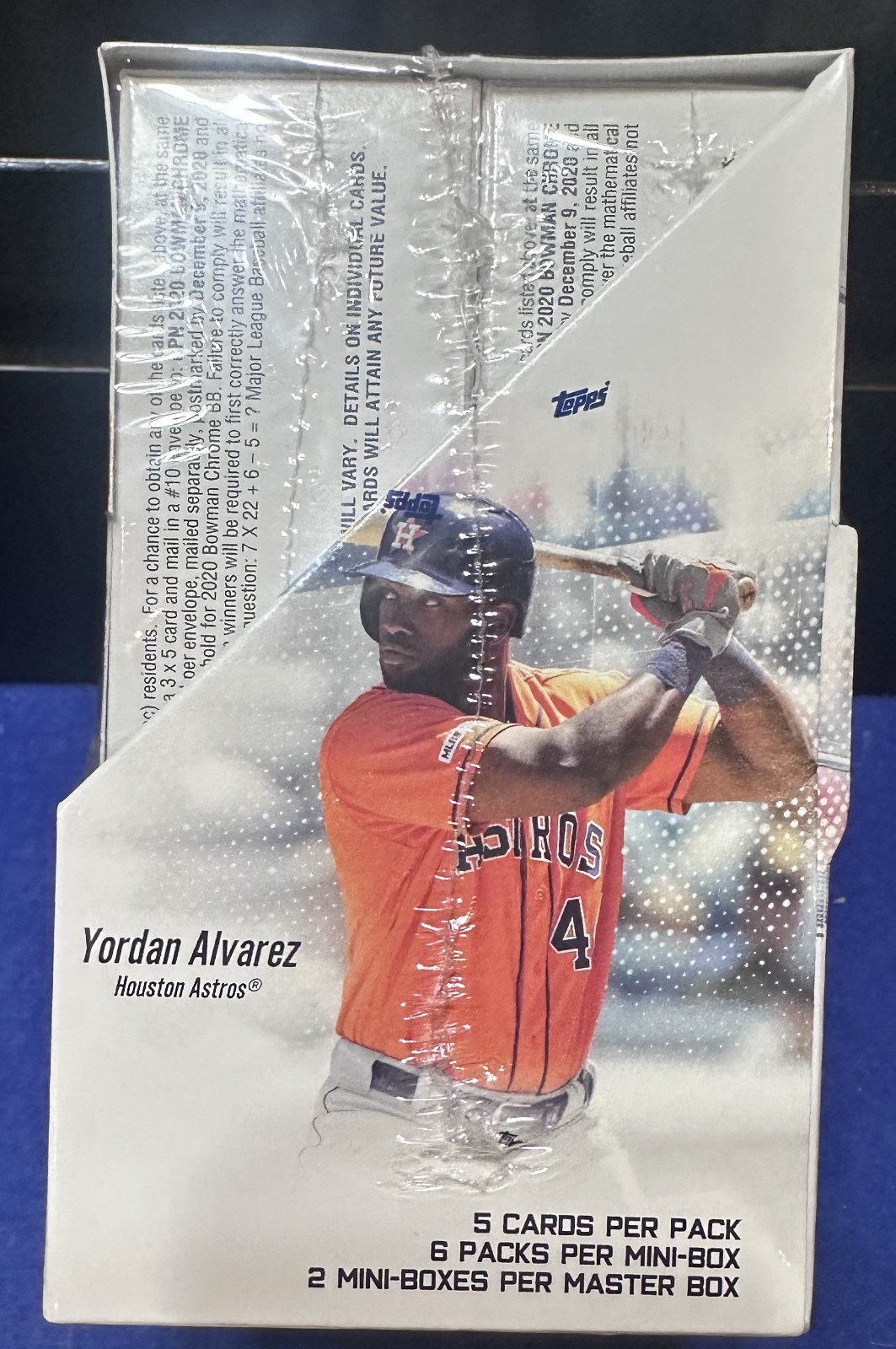 2020 Bowman Chrome Baseball Factory Sealed HOBBY BOX (2 Autos/Box) QTY AVAILABLE