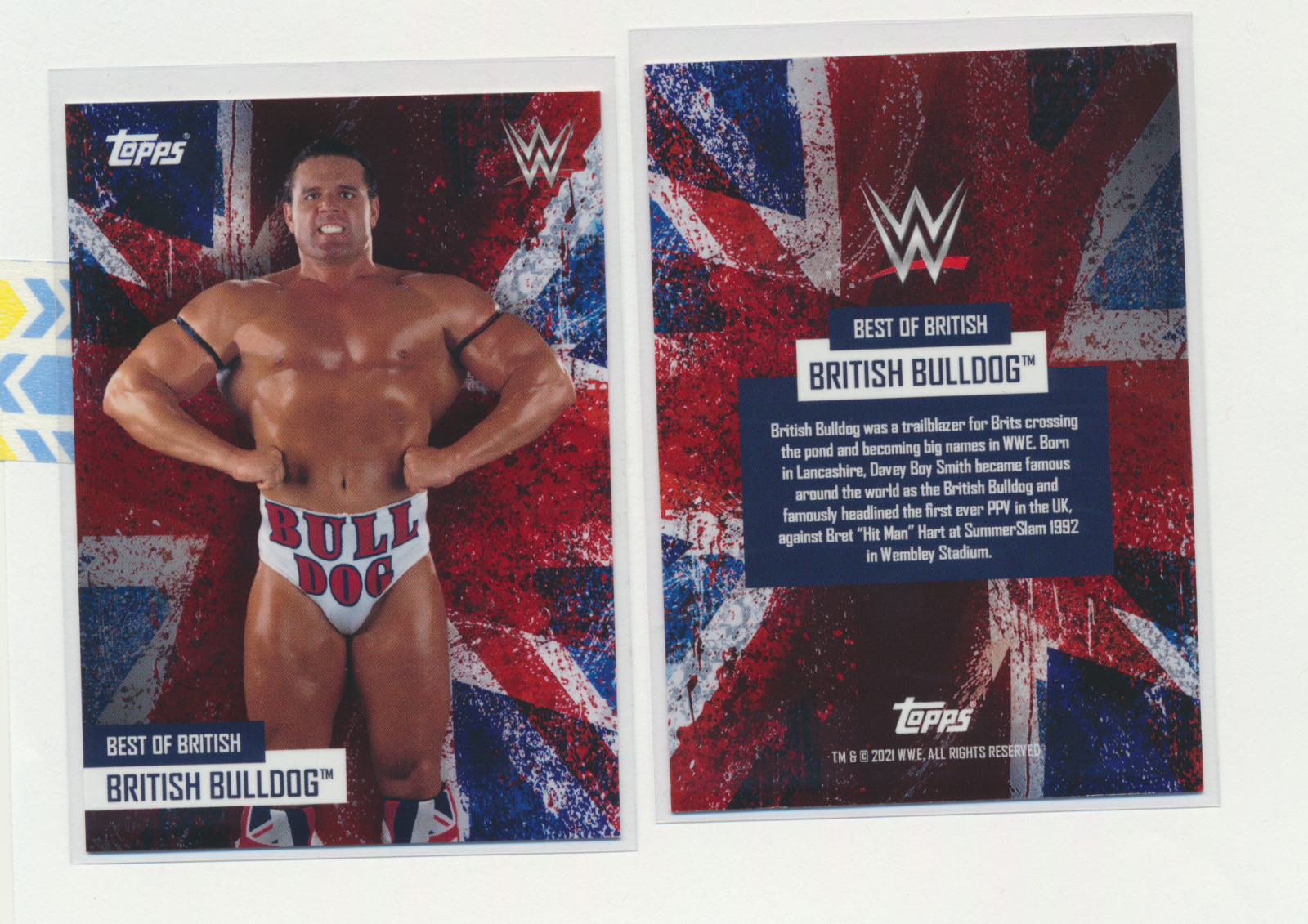 2021 Topps WWE On Demand Best of British British Bulldog