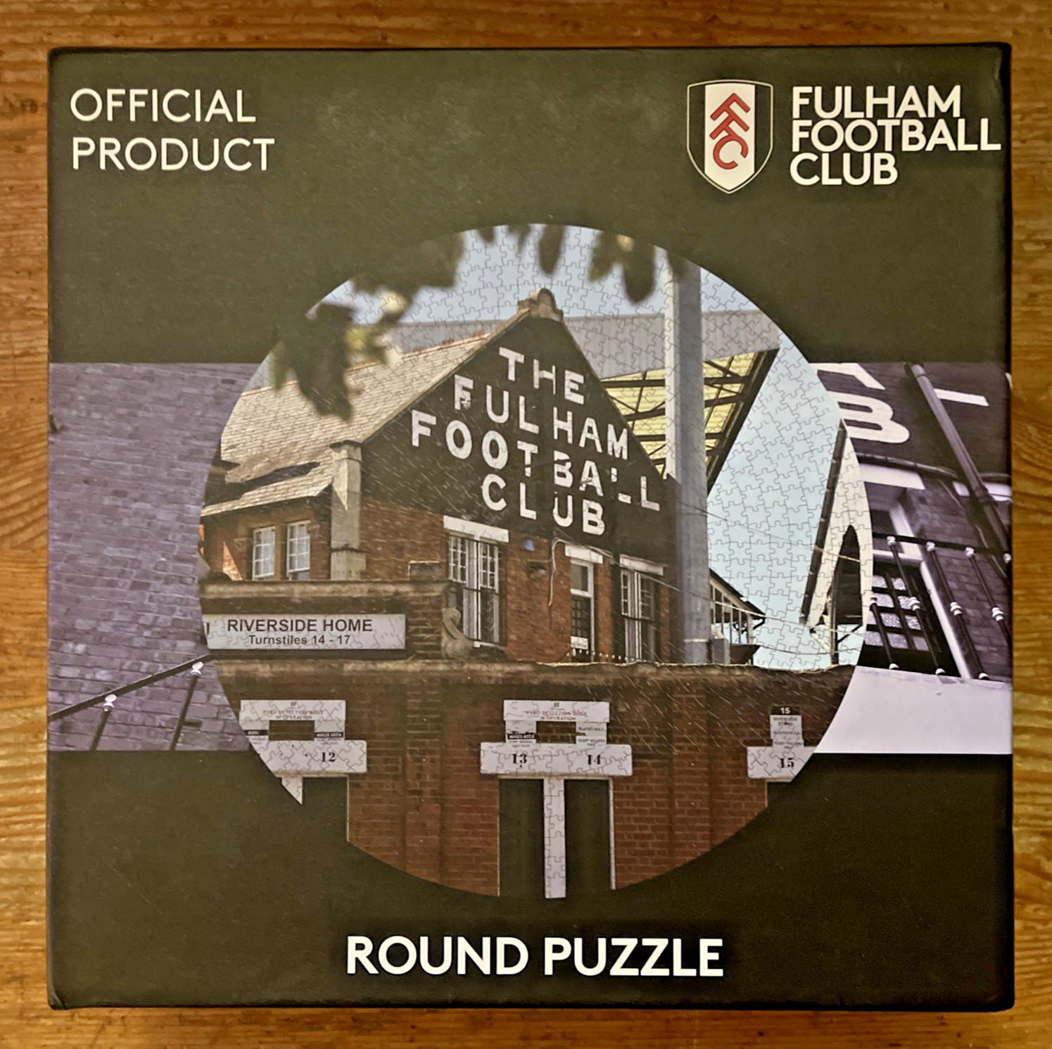 Fulham Football Club Jigsaw Puzzle Round FFC Craven Cottage 1000 Pcs Stadium