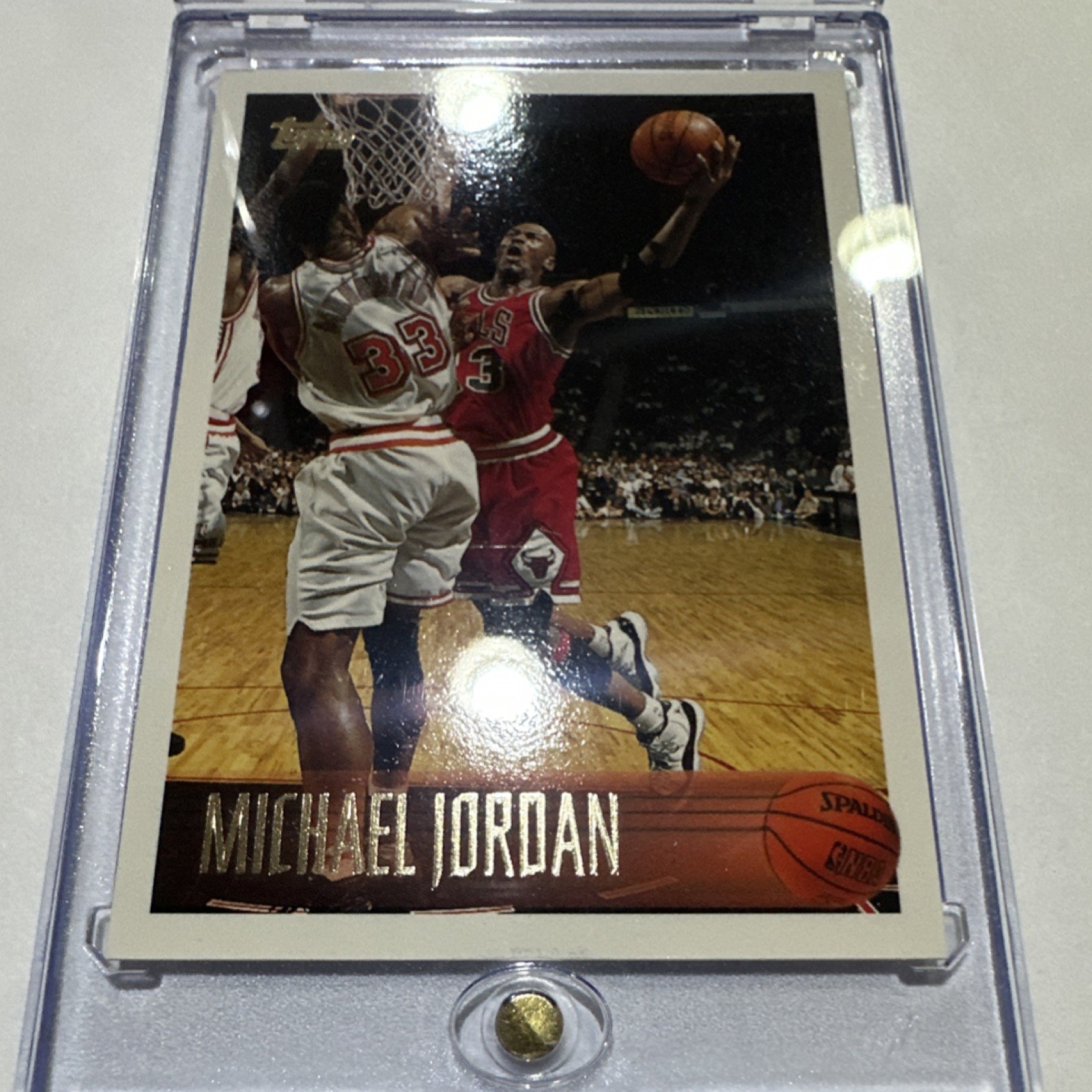 Topps 1996 Michael Jordan #931 Chicago Bulls NBA Basketball Base Set Card