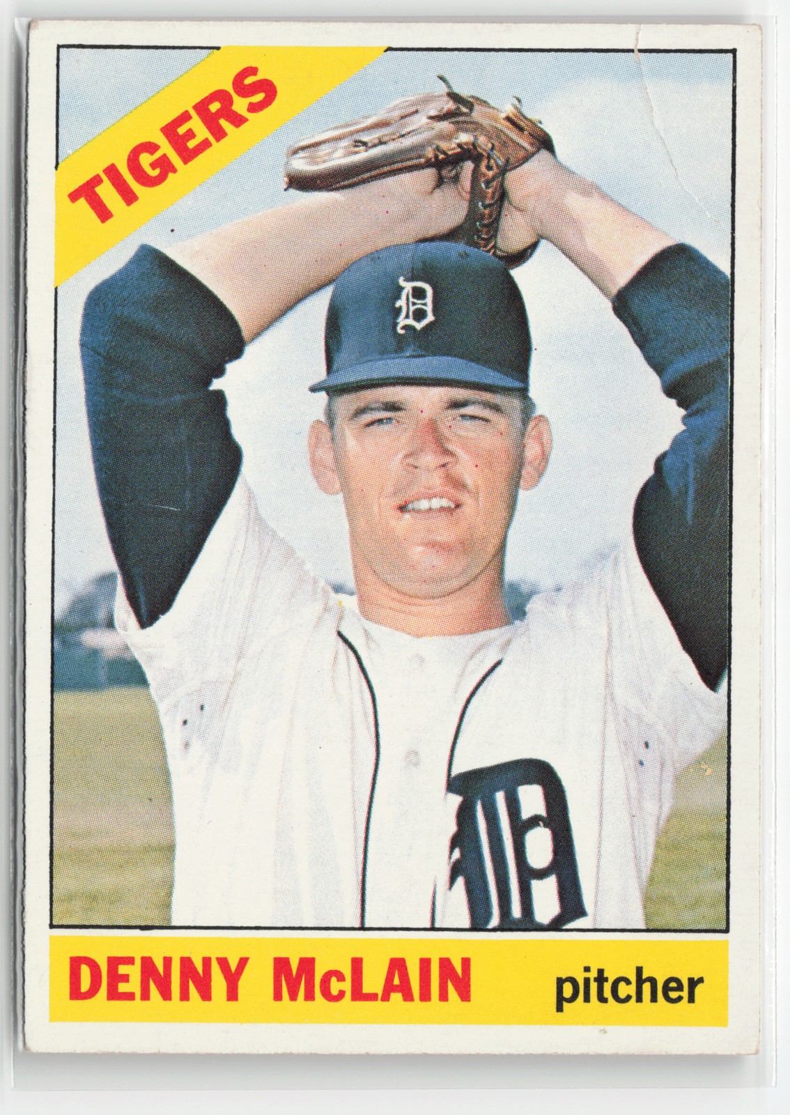 1966 Topps Denny McLain #540 Detroit Tigers