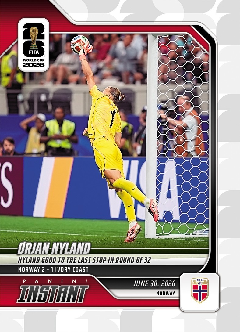 2026 Panini Instant FIFA World Cup #176 Orjan Nyland Norway PRESALE