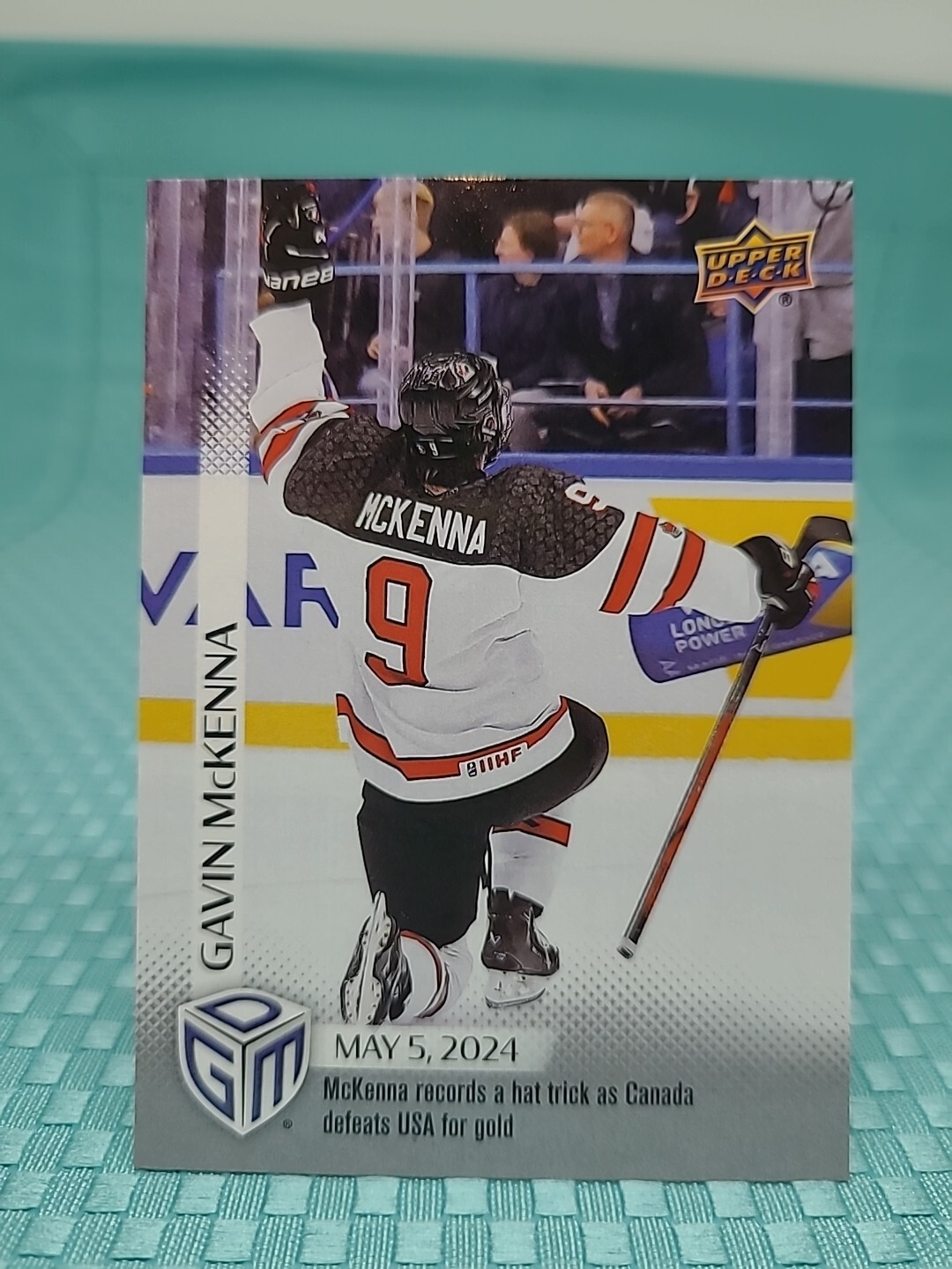 2024 Upper Deck Team Canada Juniors Gavin McKenna Game Dated Moments #27