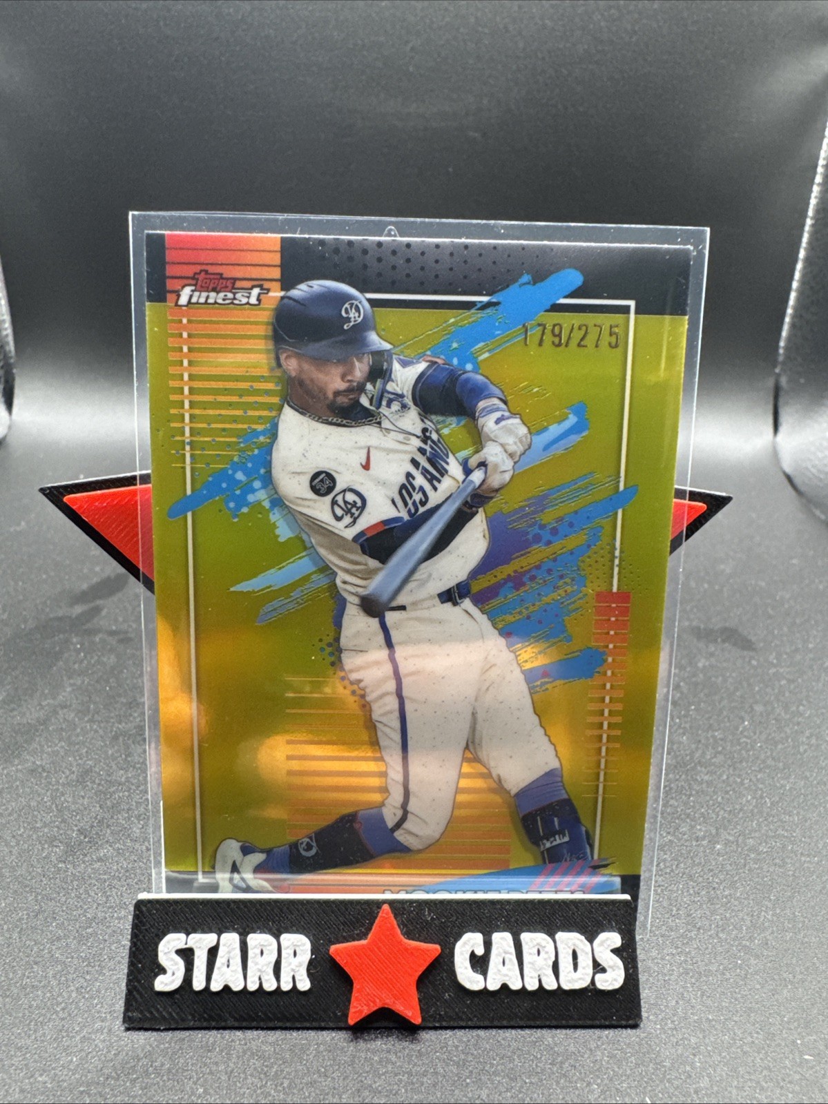2026 Topps Finest Baseball 129 Mookie Betts Uncommon Yellow /275