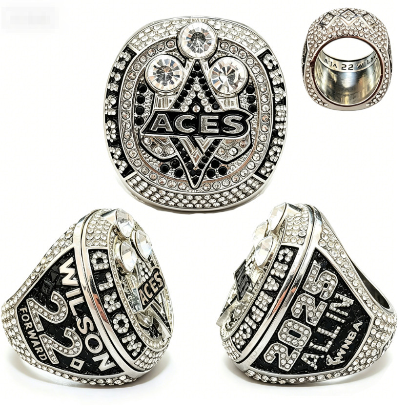 2025 Las Vegas Aces WNBA Championship Ring Wilson #22