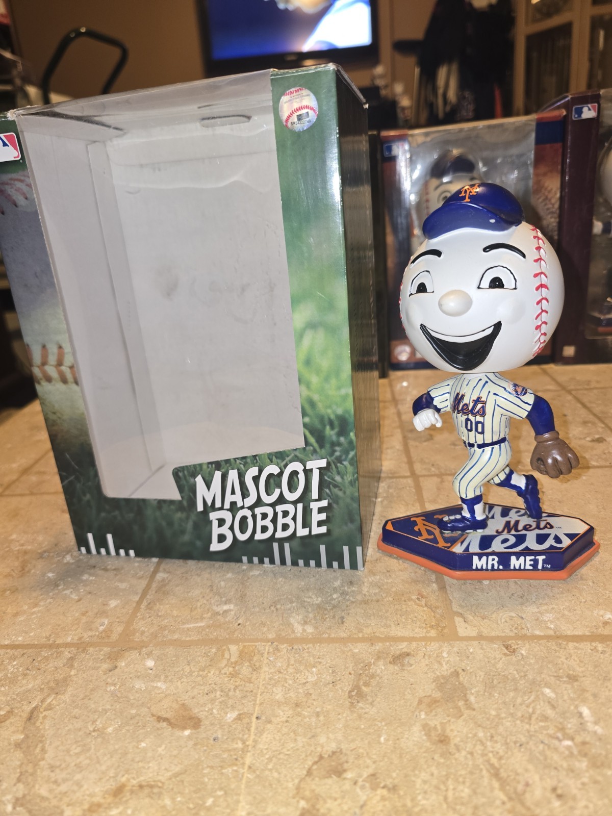 Mr Met Mascot Bobble Head 2011 Forever Collectibles New York Mets Foco Shea Citi