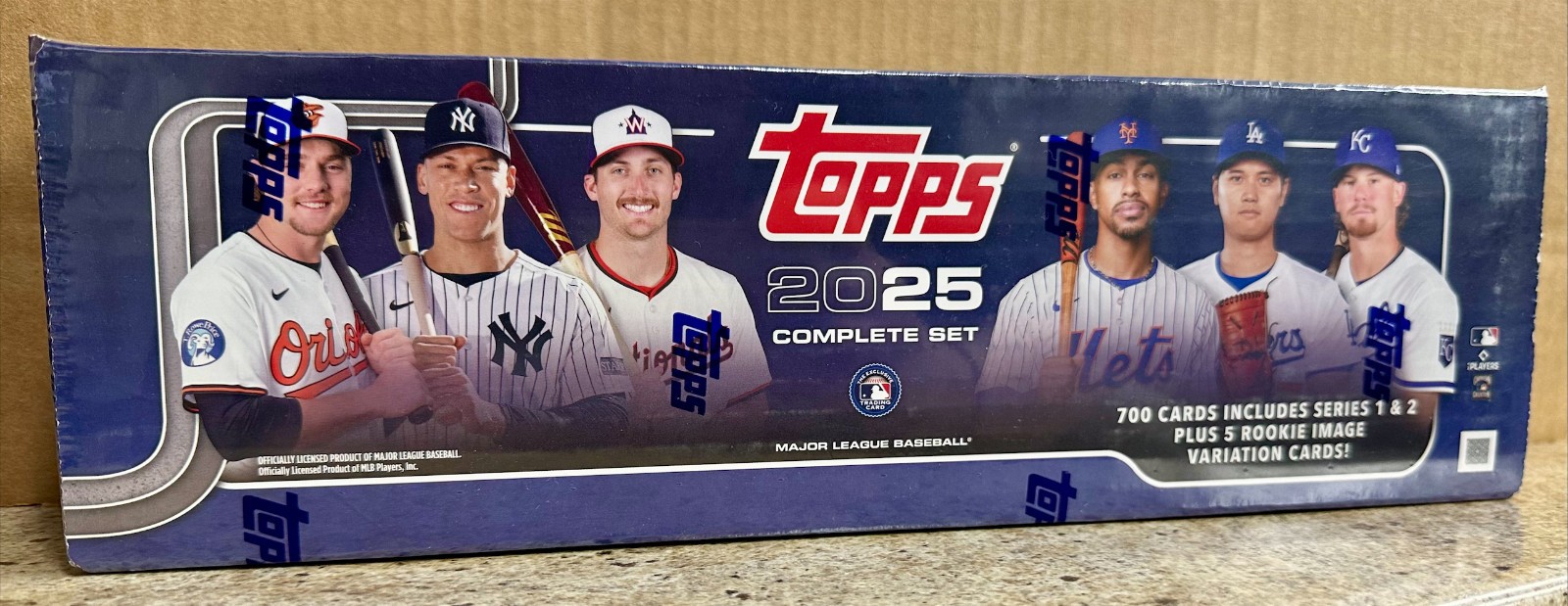2025 Topps Baseball Complete Set + 5 RC Variation Cards Factory Sealed Box