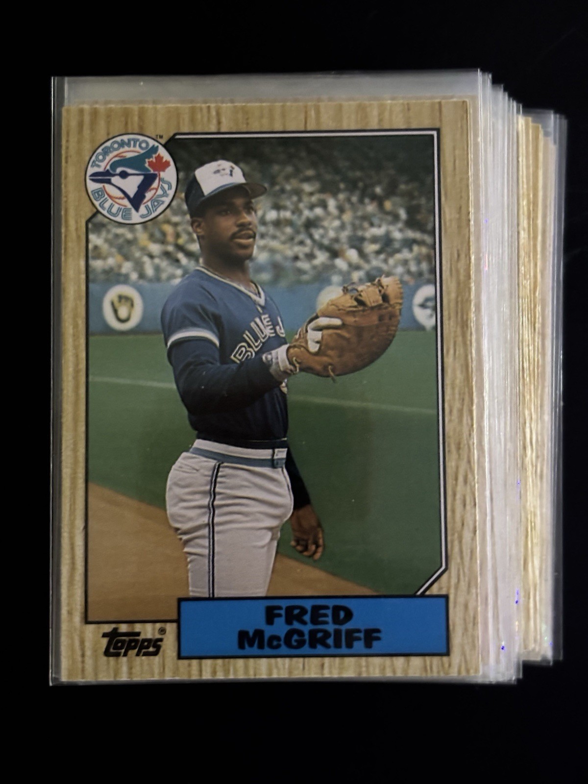 1987 Topps Traded Fred McGriff Rookie Toronto Blue Jays #74T