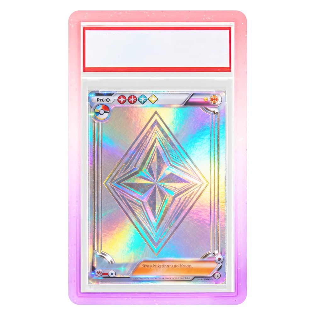 1/5/10x Gradient Slab Bumper Guard Protector TPU Stackable PSA Graded Cards
