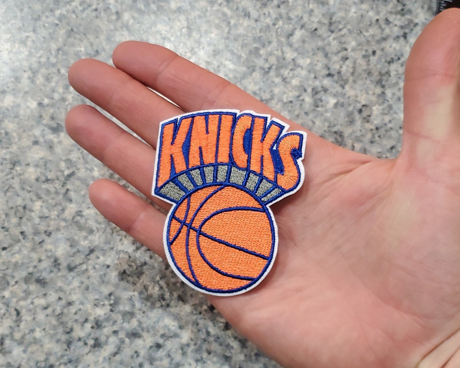 New York Knicks Vintage Style Patch. Embroidered. Iron On. 3″