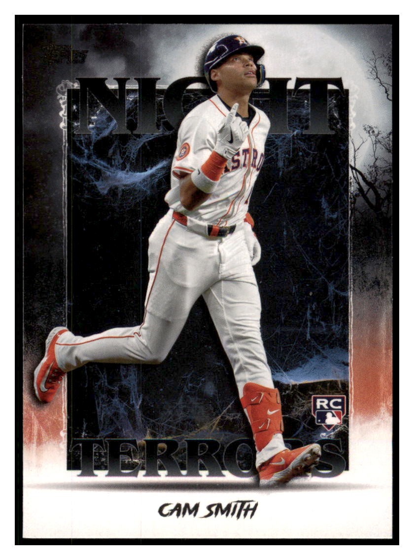 Cam Smith 2025 Topps Update Rookie Night Terrors #NT-19 Houston Astros
