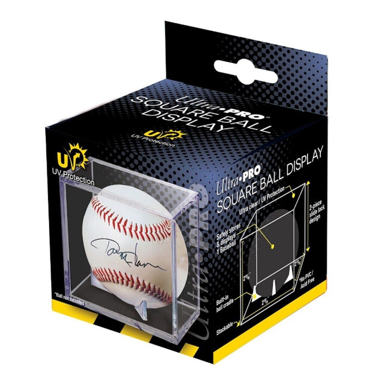 36 ULTRA PRO BASEBALL DISPLAY BALL CASE CUBE CRADLE UV PROTECTION CUBES