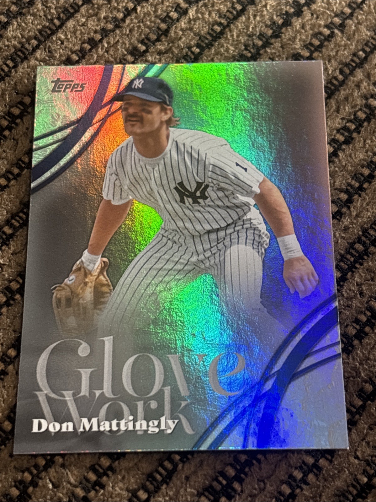 2026 Topps Series 2 Baseball Glove Work GW-45 Don Mattingly, New York Yankees