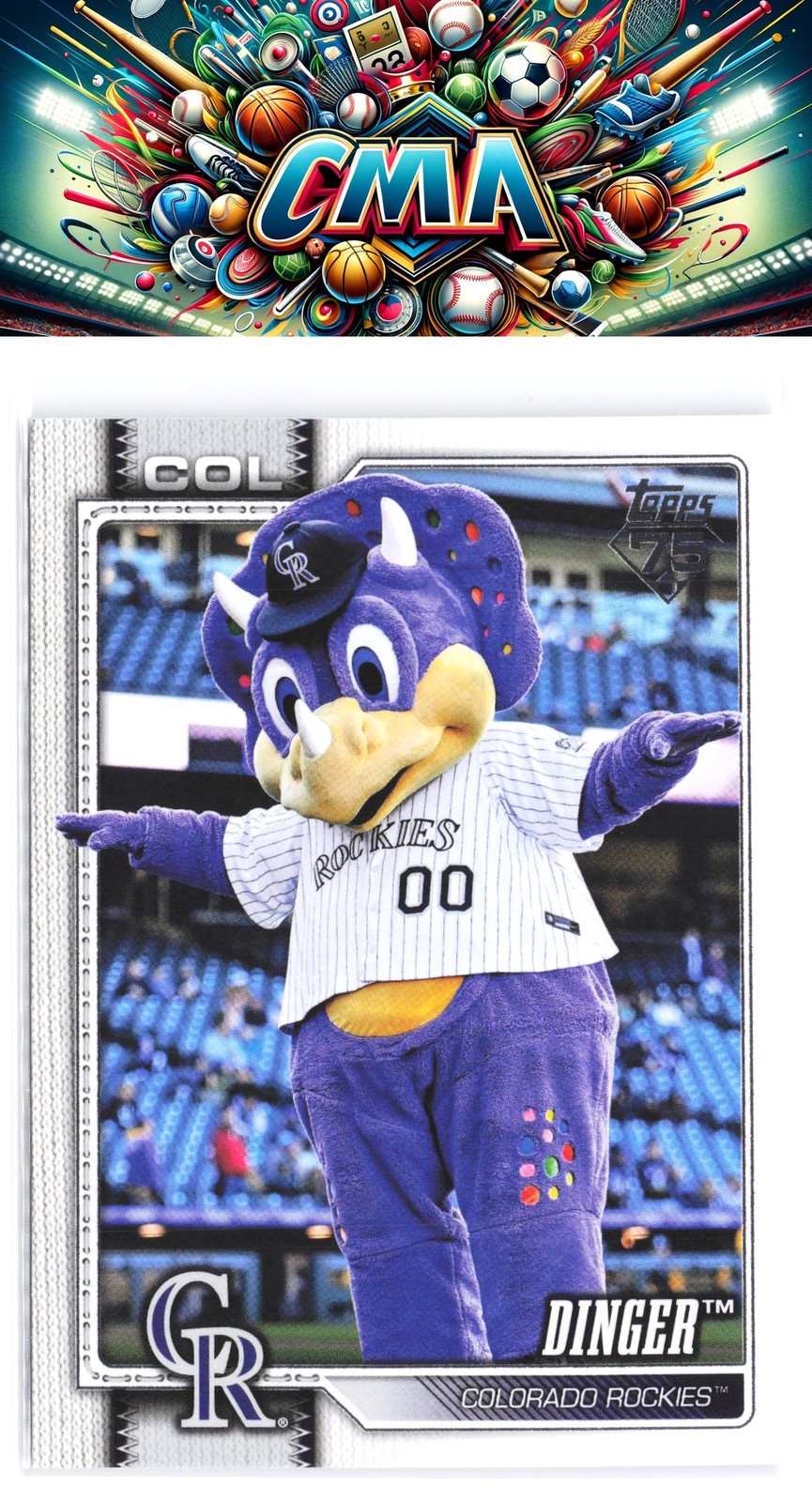 2026 Topps #M-4 Dinger Mascots