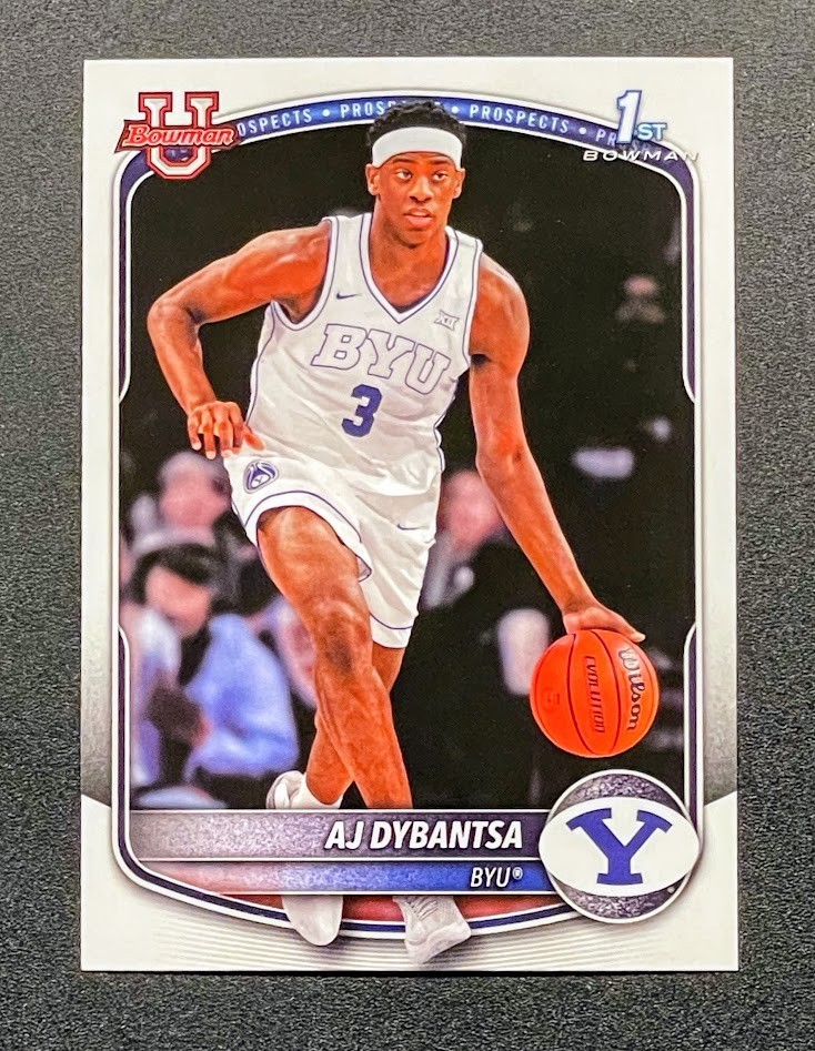 2025 Bowman U Prospects 1st AJ DYBANTSA #BPP-1 BYU Cougars