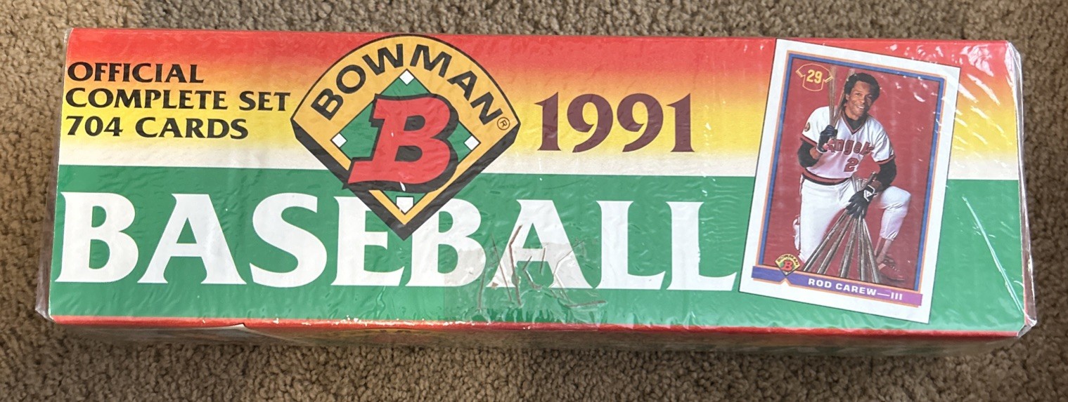 1991 Bowman Baseball Factory Sealed Complete Set Box 704 Cards