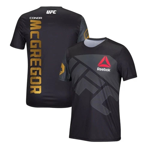 Conor McGregor Reebok UFC Men’s Black FIght Kit Champion Walkout Jersey AI4073