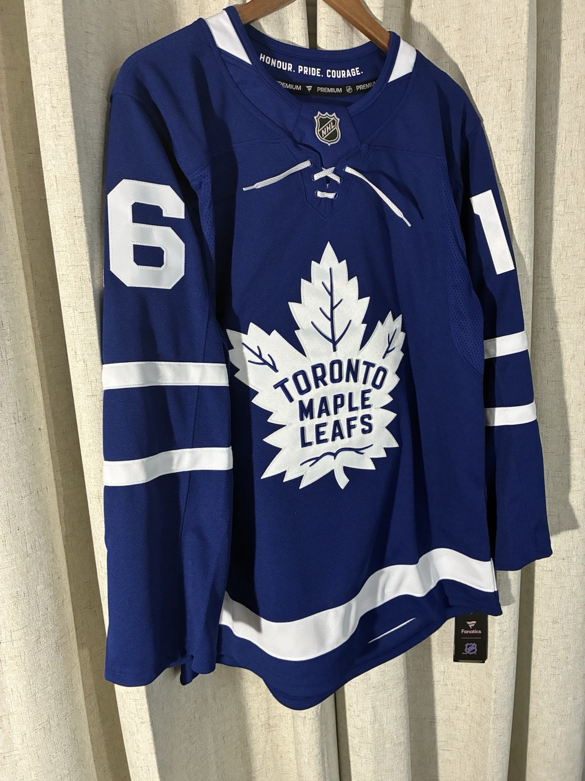 Toronto Maple Leafs Mitch Marner Fanatics Blue Home Premium Jersey Size 46 (S)