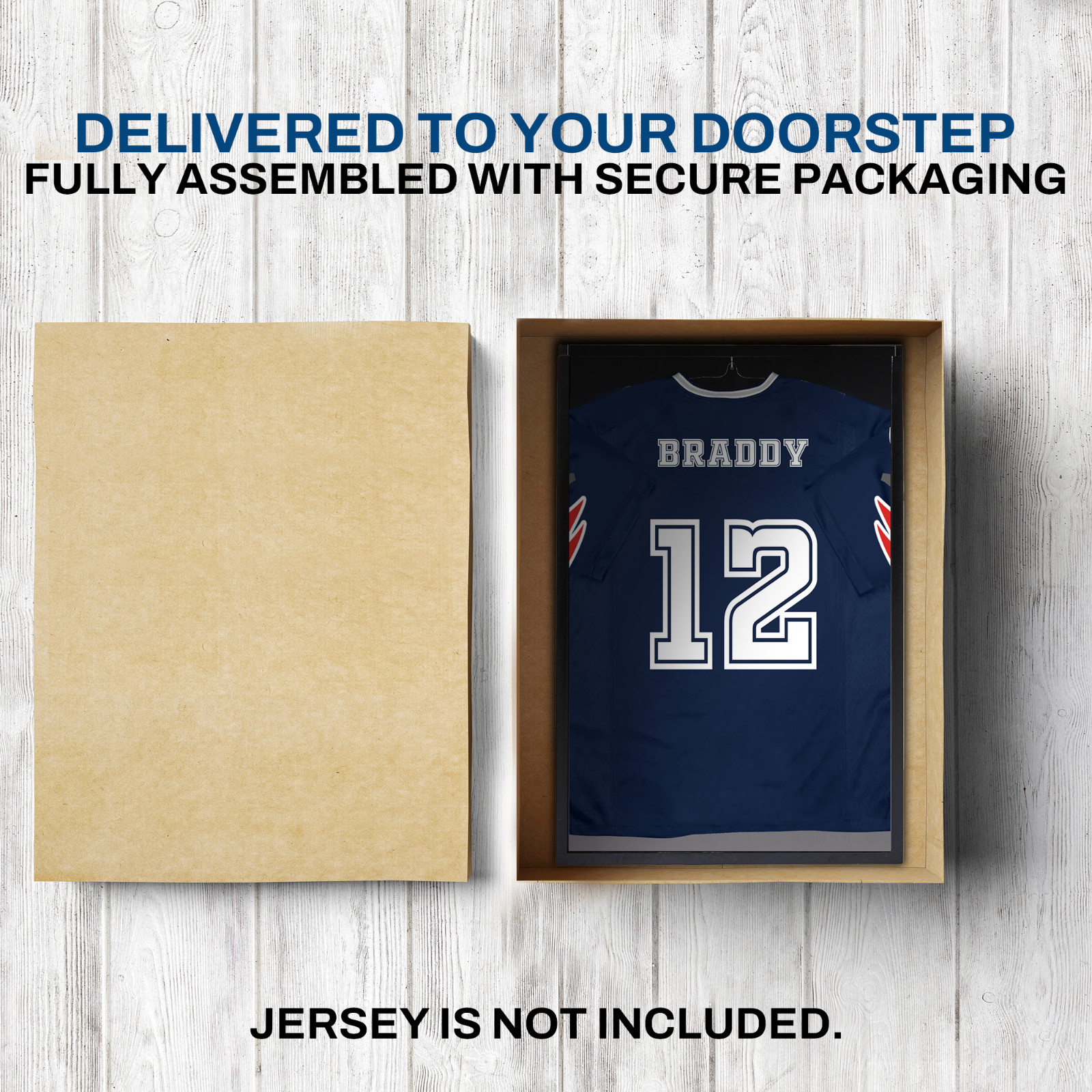 Shadow Black Jersey Display case for jerseys