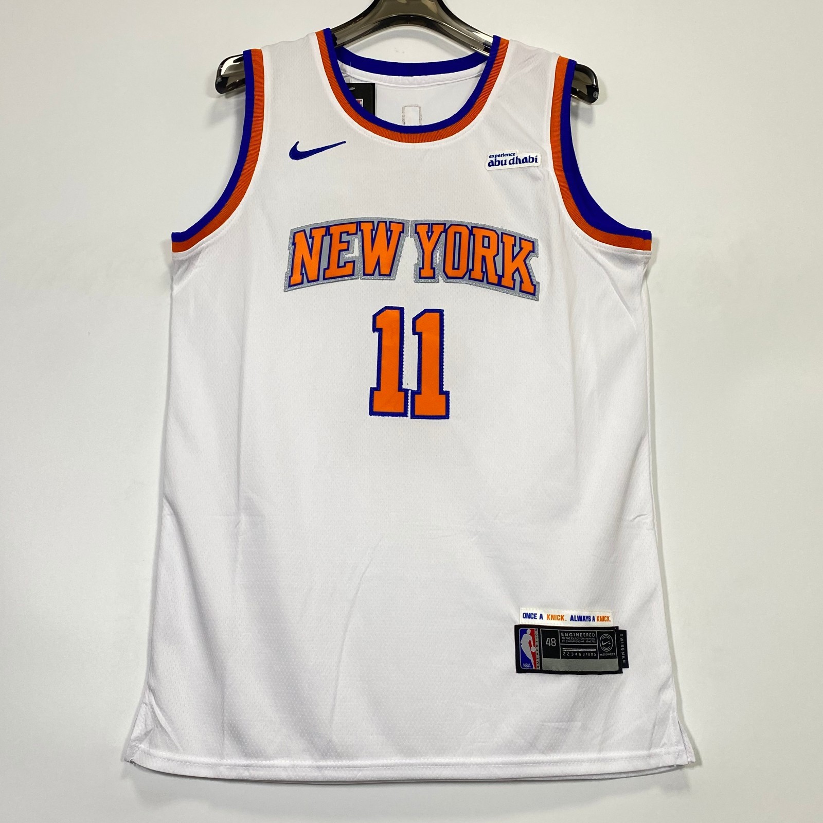 Jalen Brunson #11 White Stitched Jersey, Men’s Size