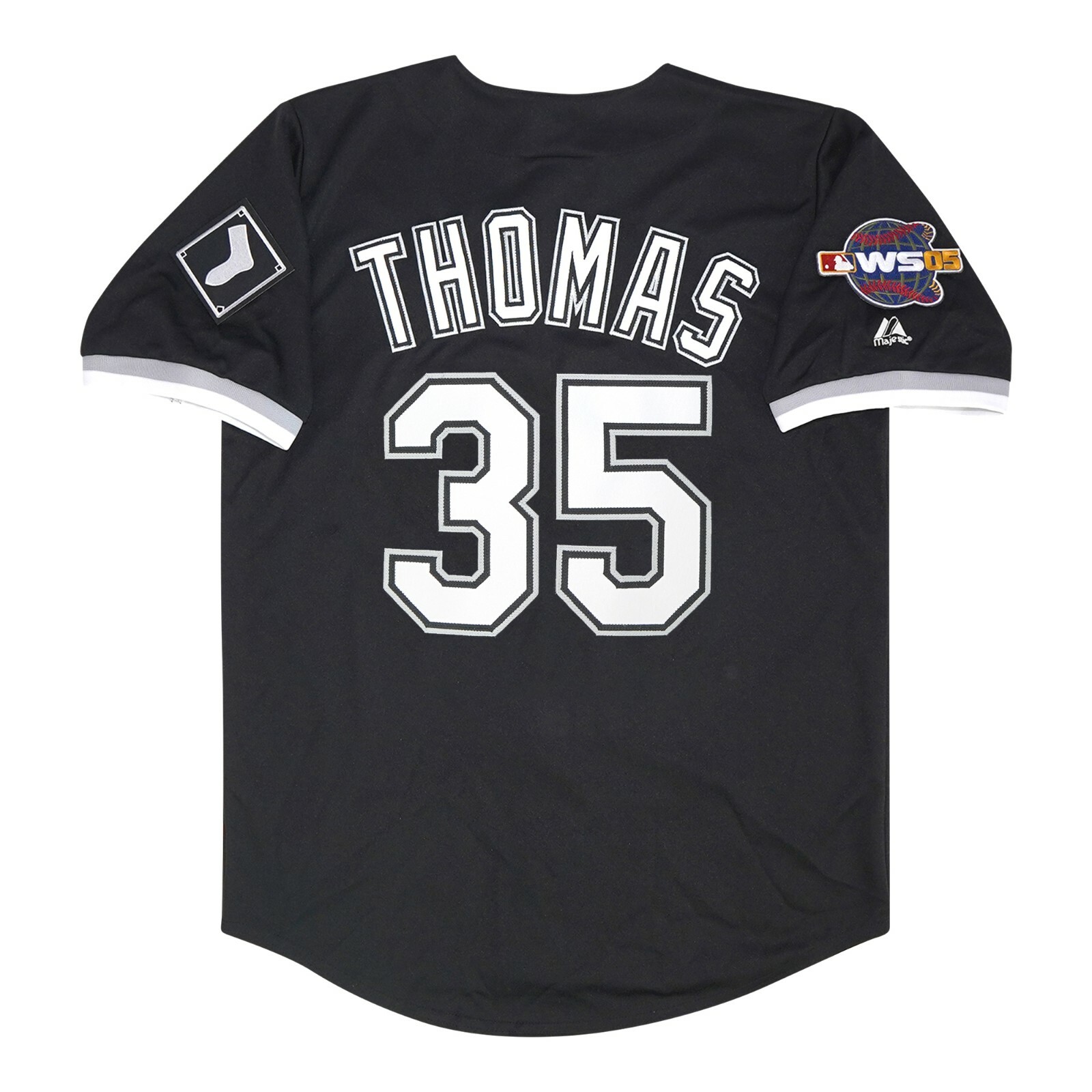 Frank Thomas Chicago White Sox 2005 World Series Alt Black Men’s Jersey (S-3XL)