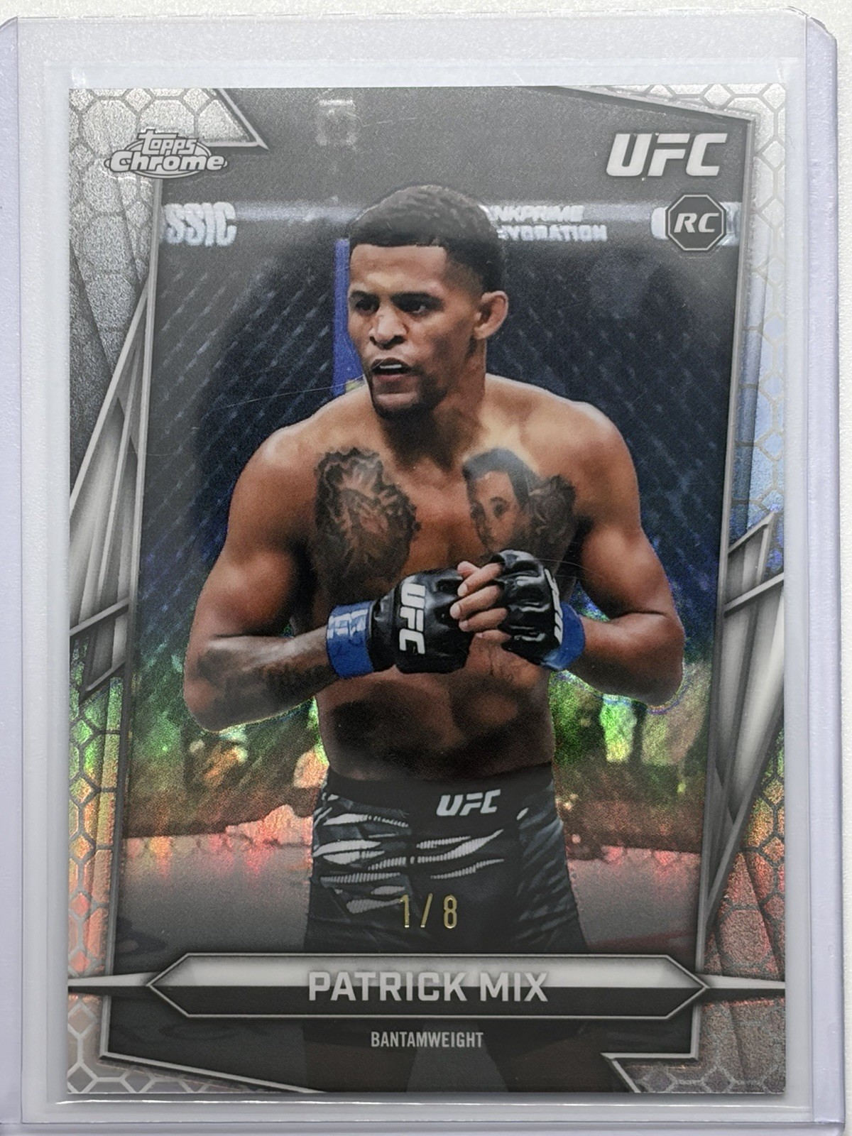 Patrick Mix Octagon Refractor 1/8 Bookend 2026 Topps Chrome UFC