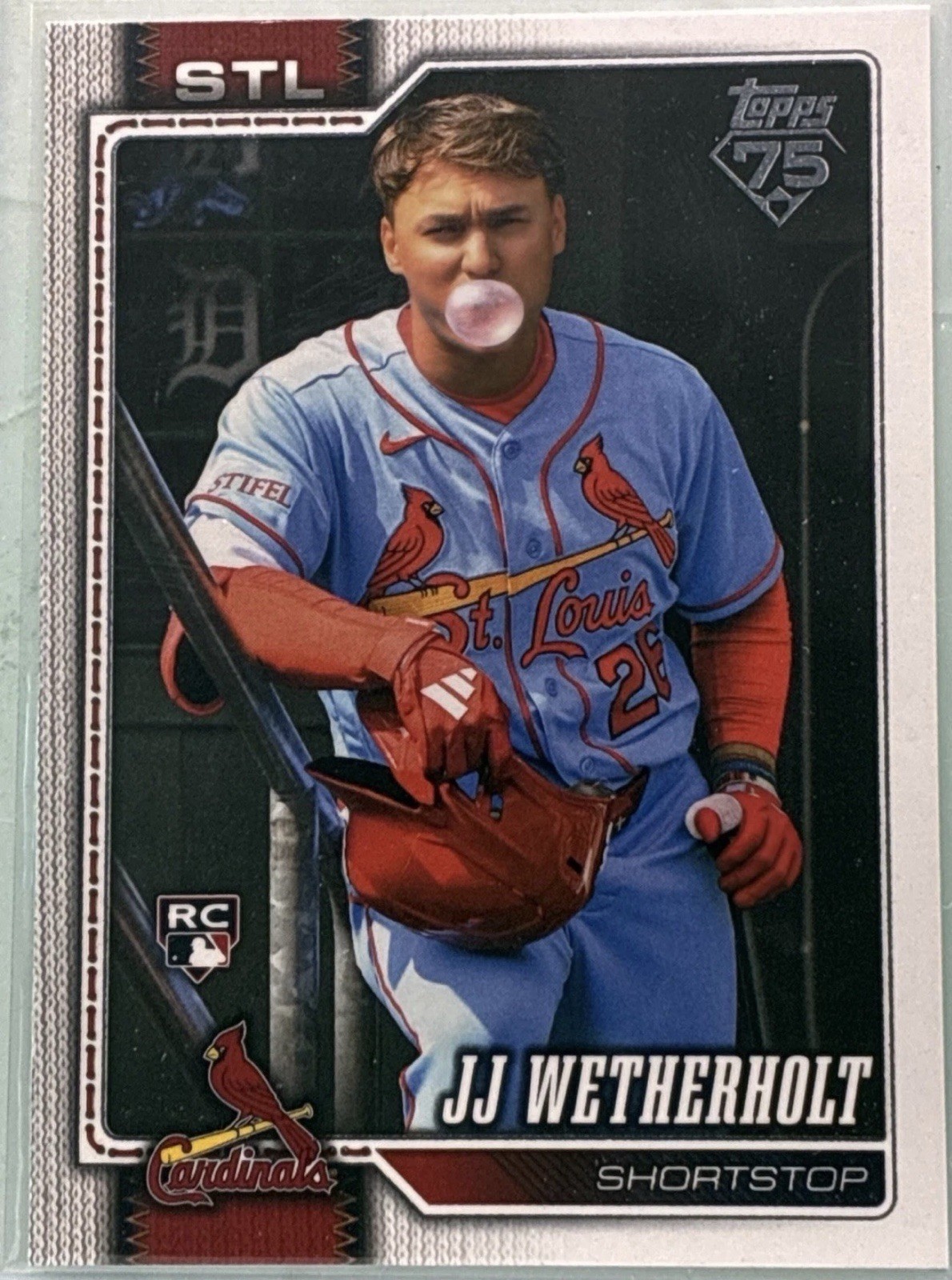 2026 Topps Series 2 – JJ Wetherholt #698 Complete Set Short Print (RC)