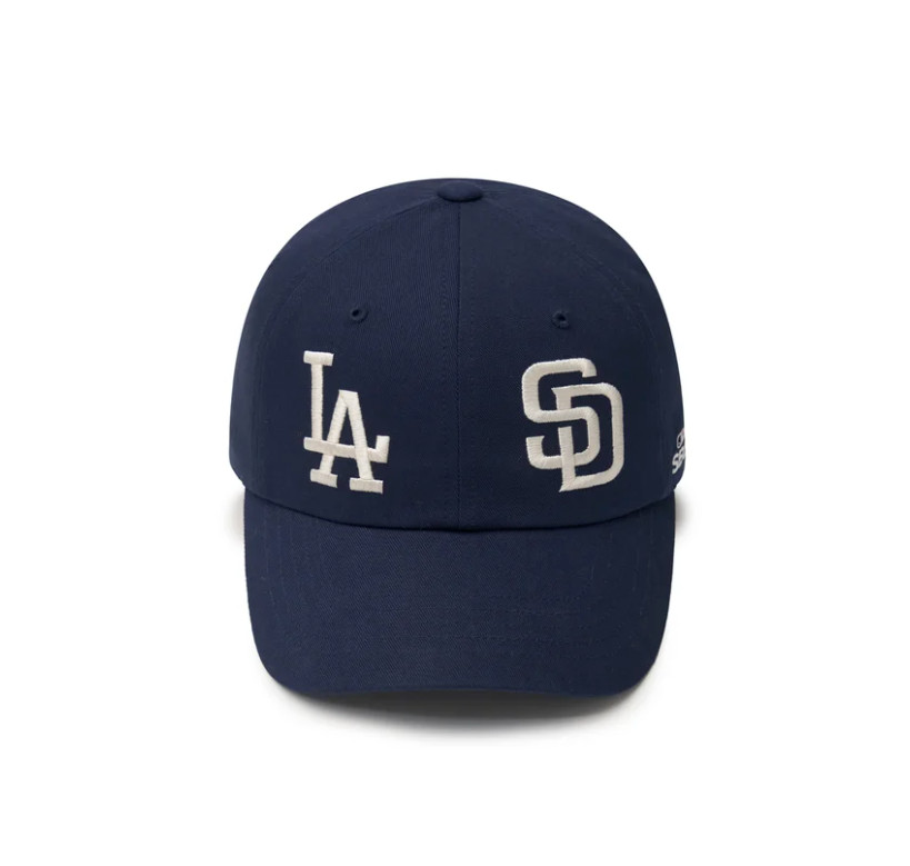 MLB KOREA World Tour Seoul Series Basic Dual Logo Ball Cap, LA Dodgers/SD Padres