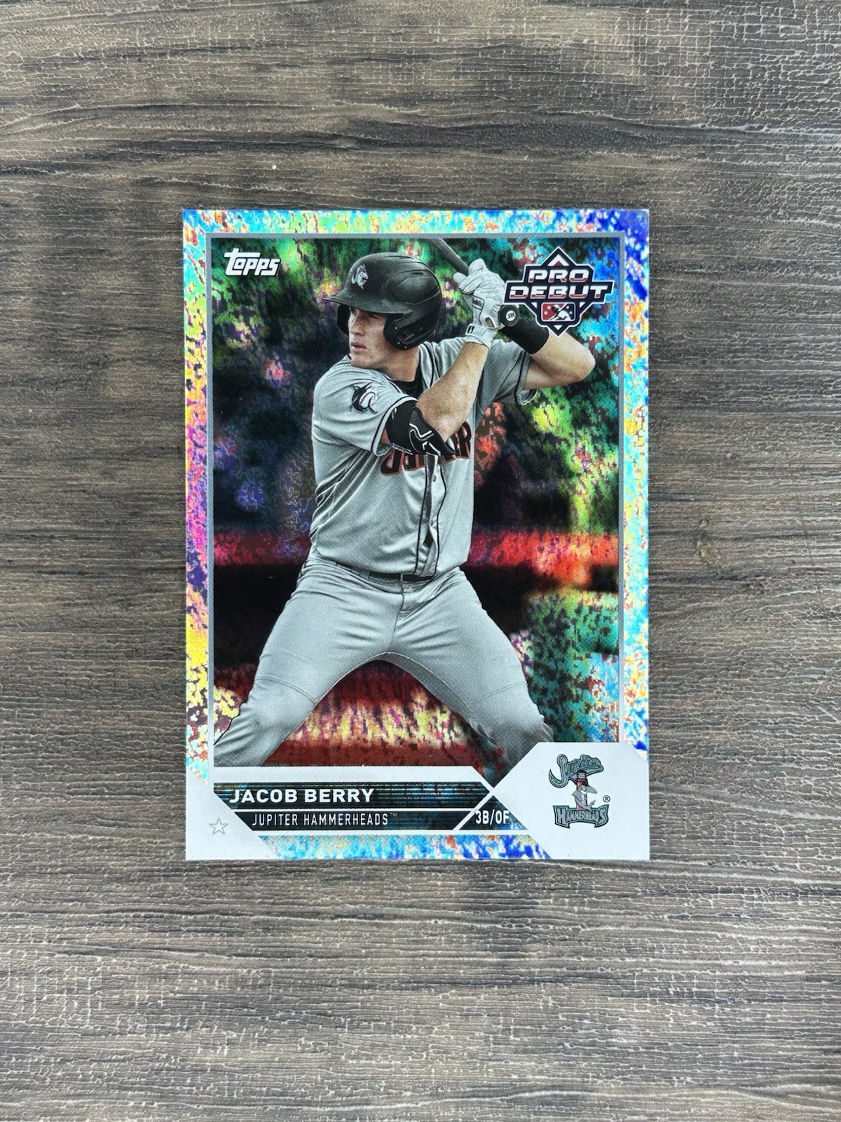 2023 Topps Pro Debut Jacob Berry Sparkle Foil #’d /175 PD-58 Marlins