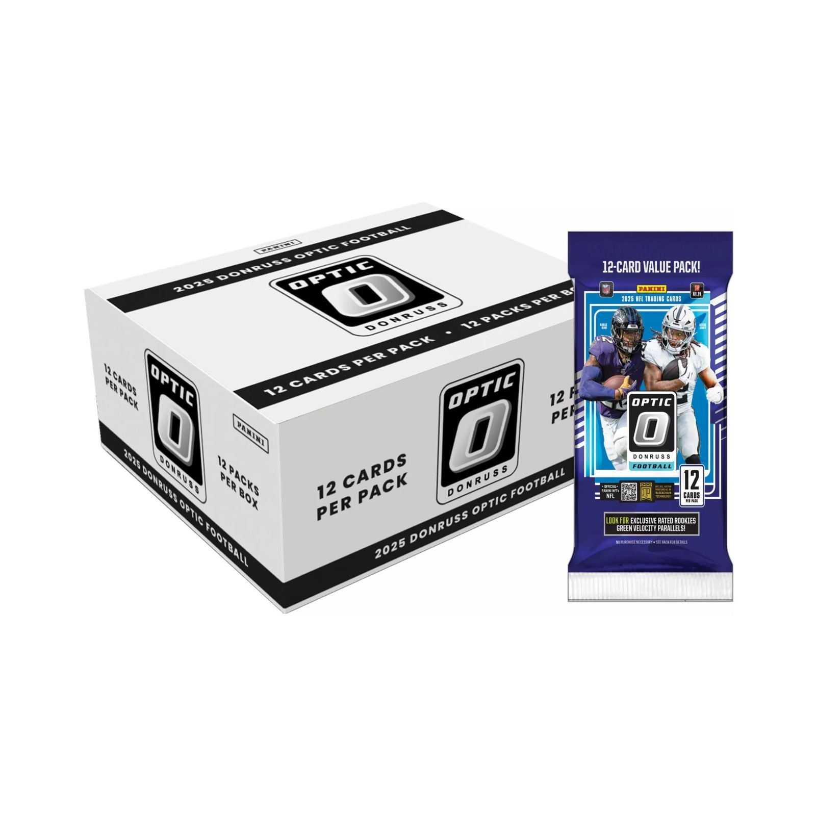 2025 Panini Donruss Optic Football Fat Pack Value Box | Sealed | Volume Discount