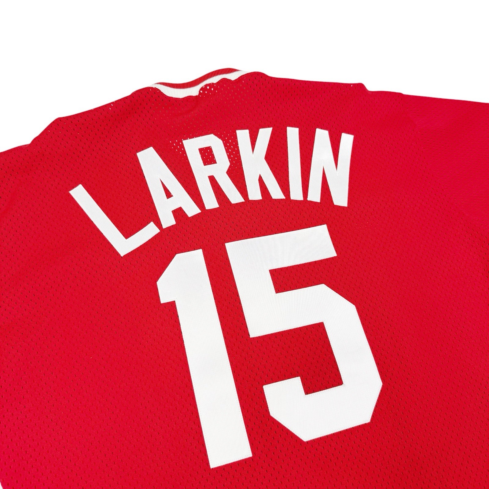 Vtg 1987 MLB Cincinnati Reds Larkin Rookie Rawlings Baseball Jersey Size 44