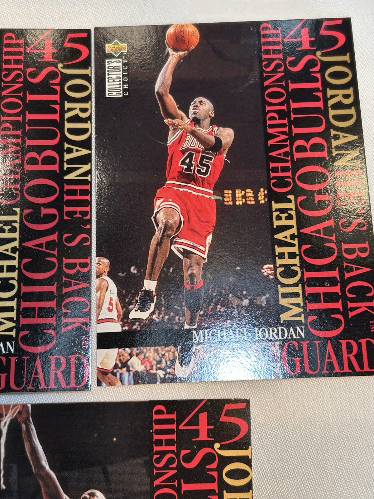 Michael Jordan 1995 Upper Deck Collectors Choice M1-M5 He’s Back Subset