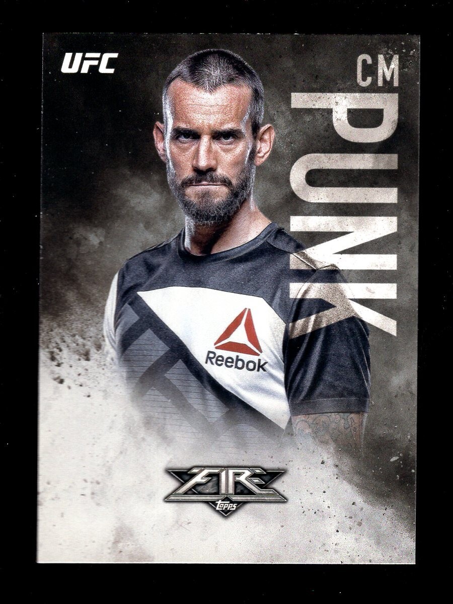 2017 TOPPS UFC #23 CM PUNK WWE AEW