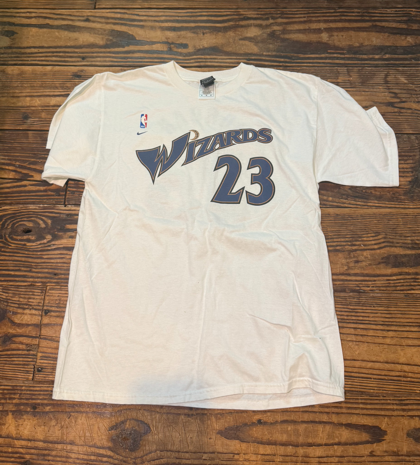 Vintage Team Nike Michael Jordan Washington Wizards T-Shirt Mens Size Medium Y2K