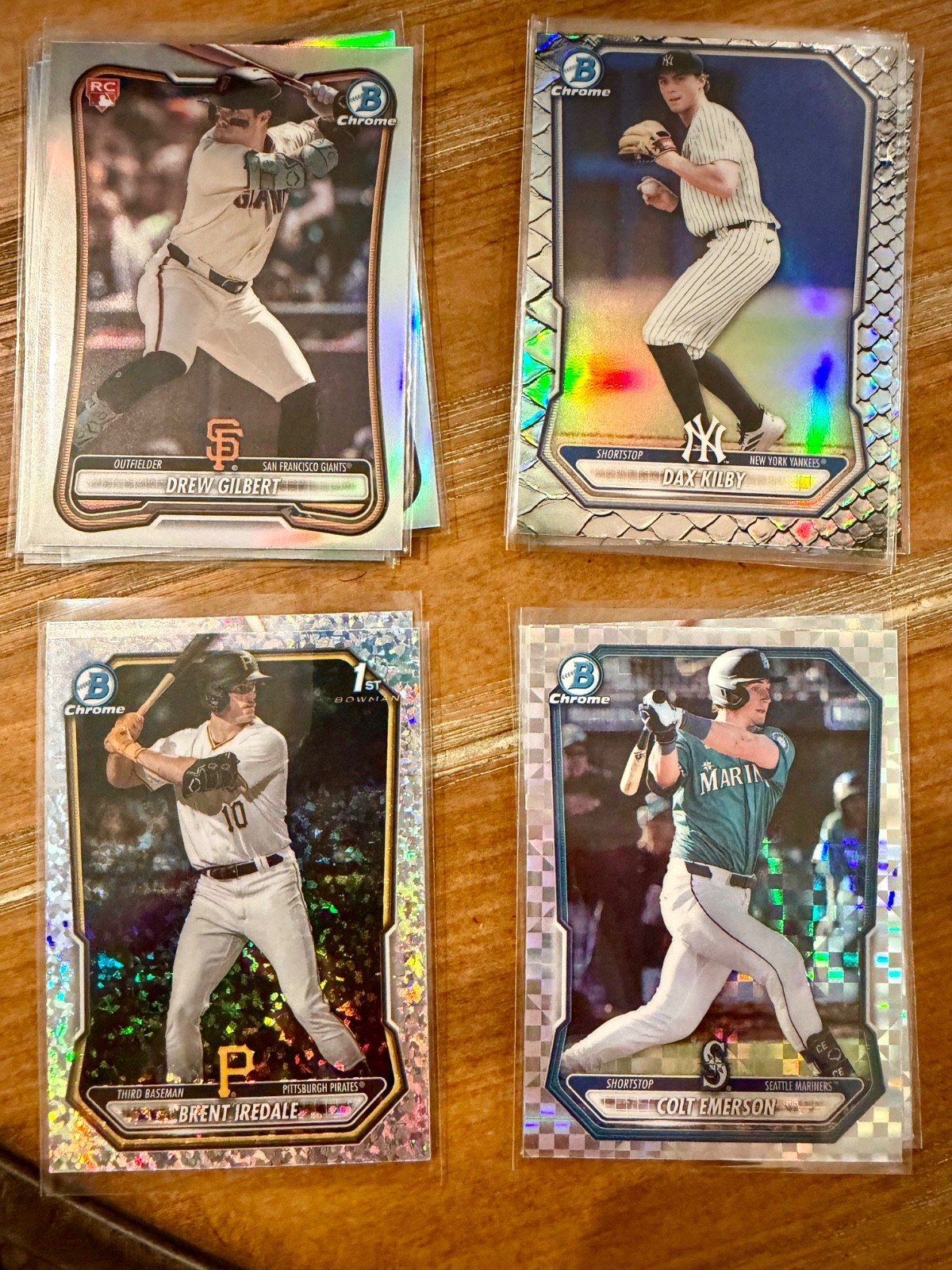 2026 Bowman Baseball – Chrome, Parallels, #’d, Inserts You Pick – UP TO 25% OFF