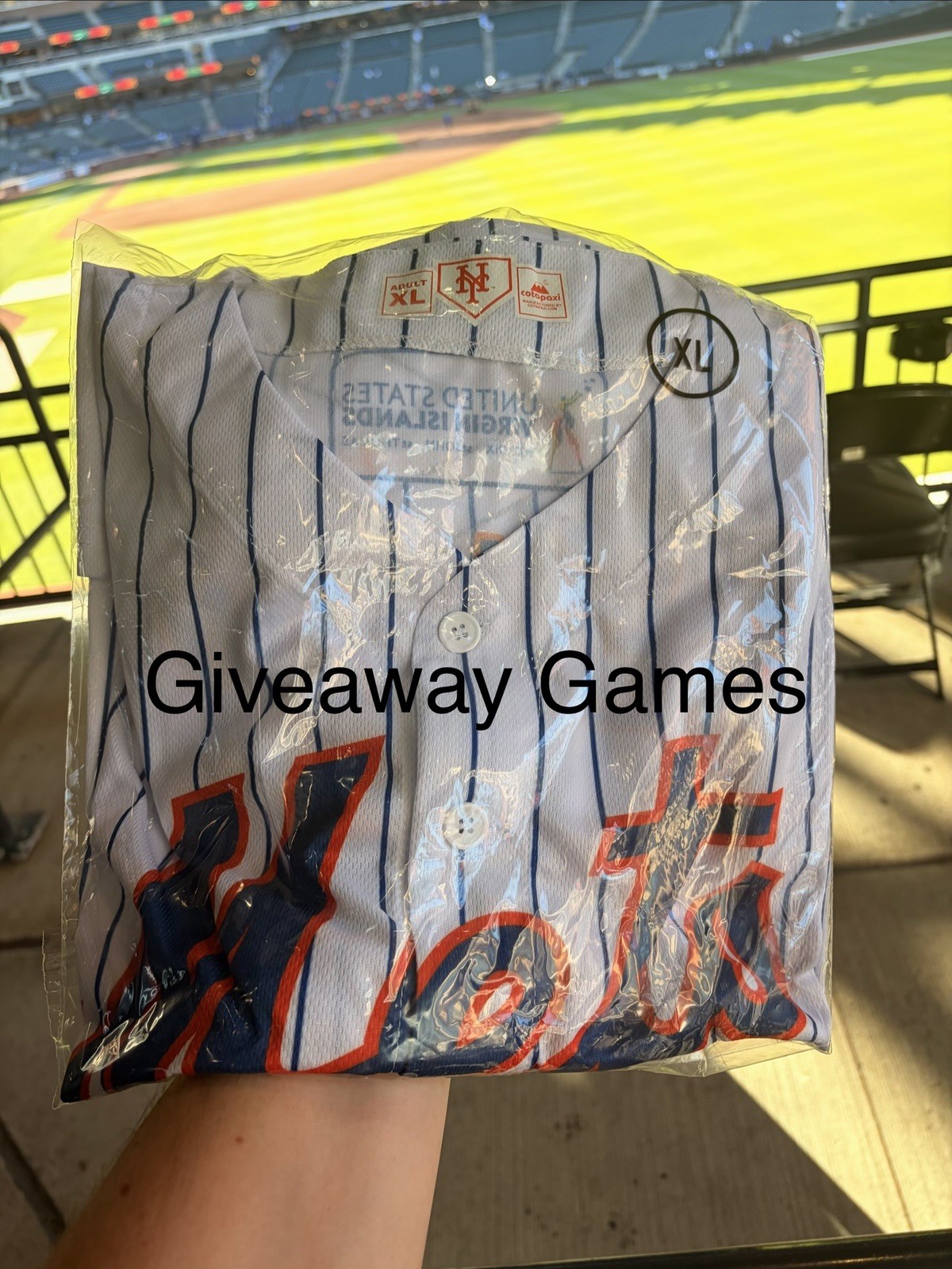 IN HAND 2026 New York Mets Marcus Semien #10 White Jersey Men’s XL SGA