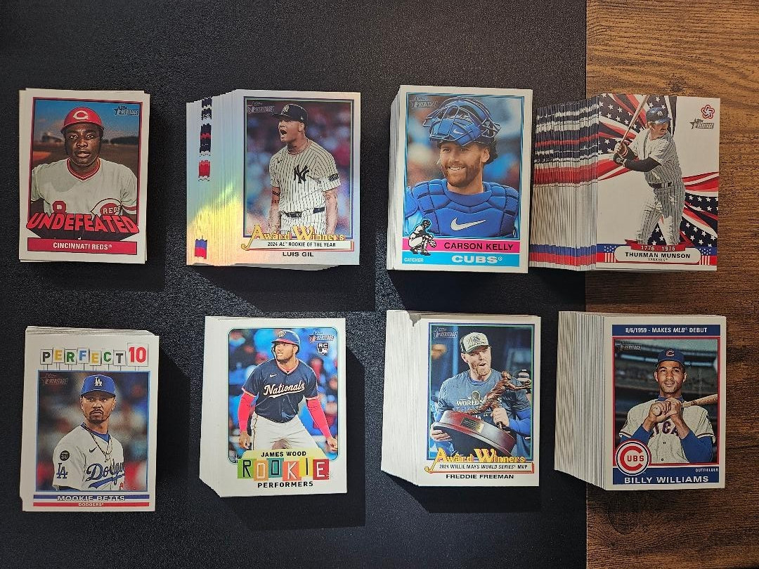 2025 TOPPS HERITAGE HIGH #’S INSERTS YOU PICK COMPLETE YOUR SET RP-AW-SP’S-75R