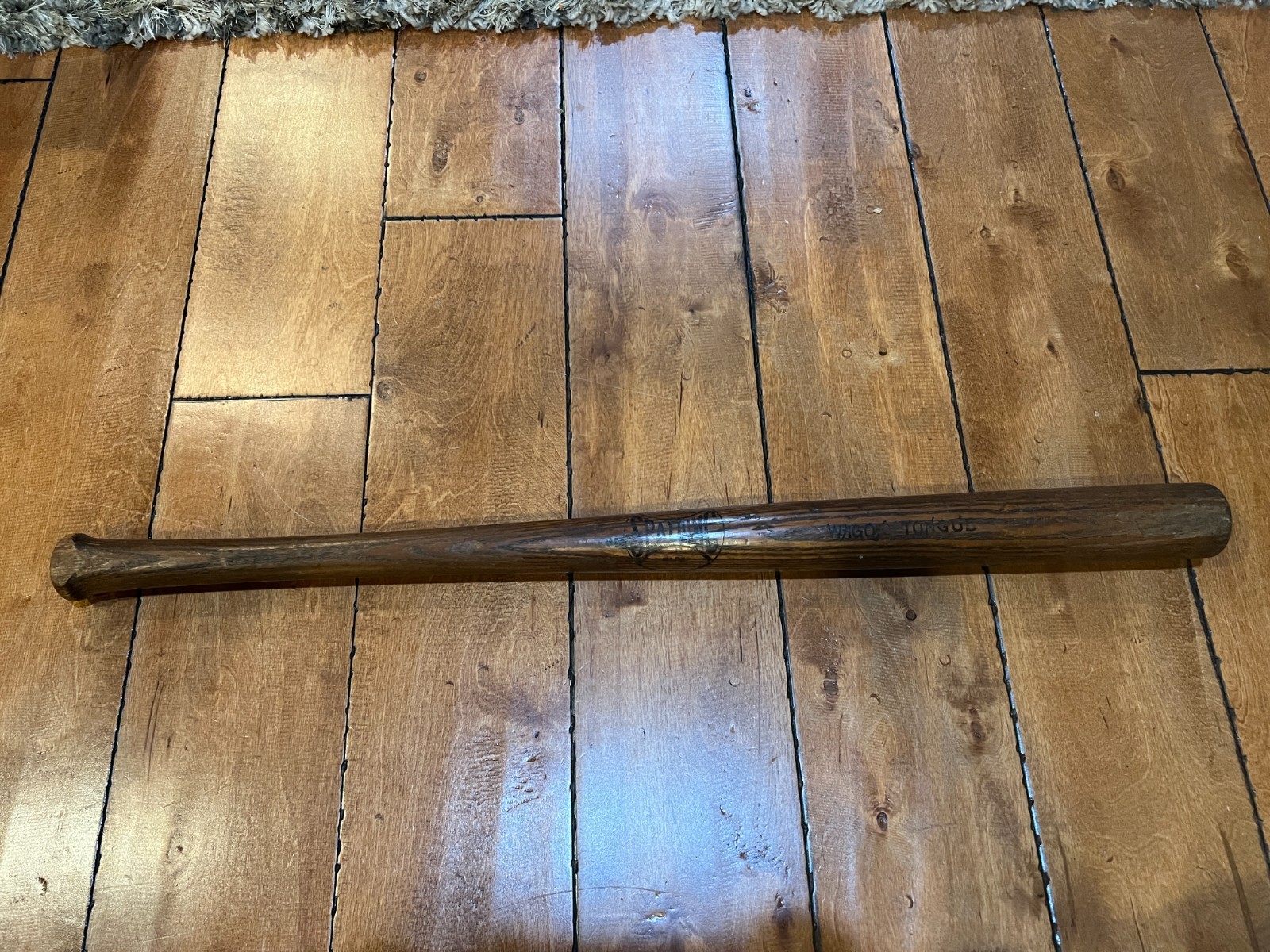 1800’S SUPER RARE Spalding Wagon Tongue Baseball Bat C.1890s 34″