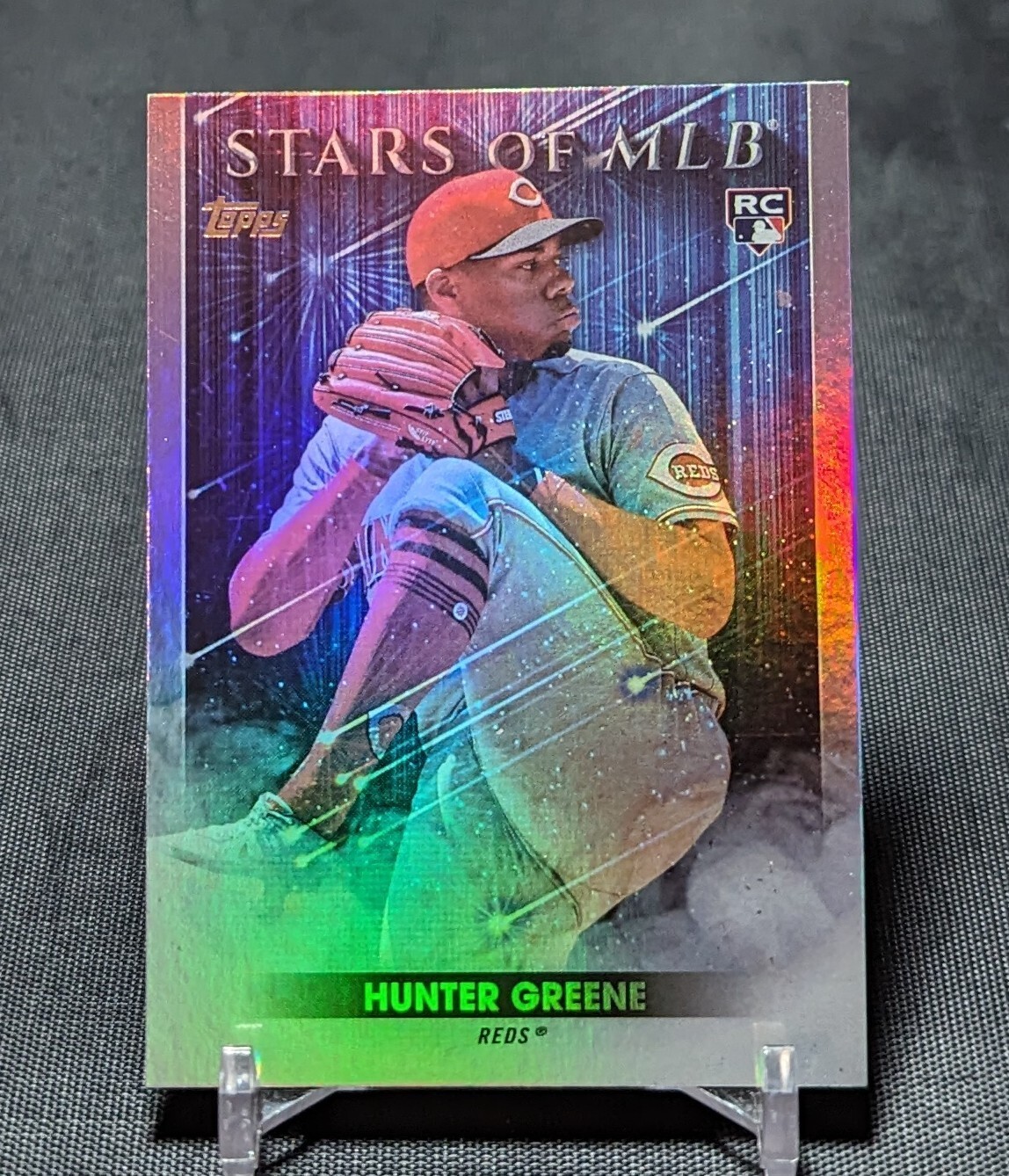 Hunter Greene Stars Of MLB Rookie RC 2022 Topps Update Card #67 Cincinnati Reds