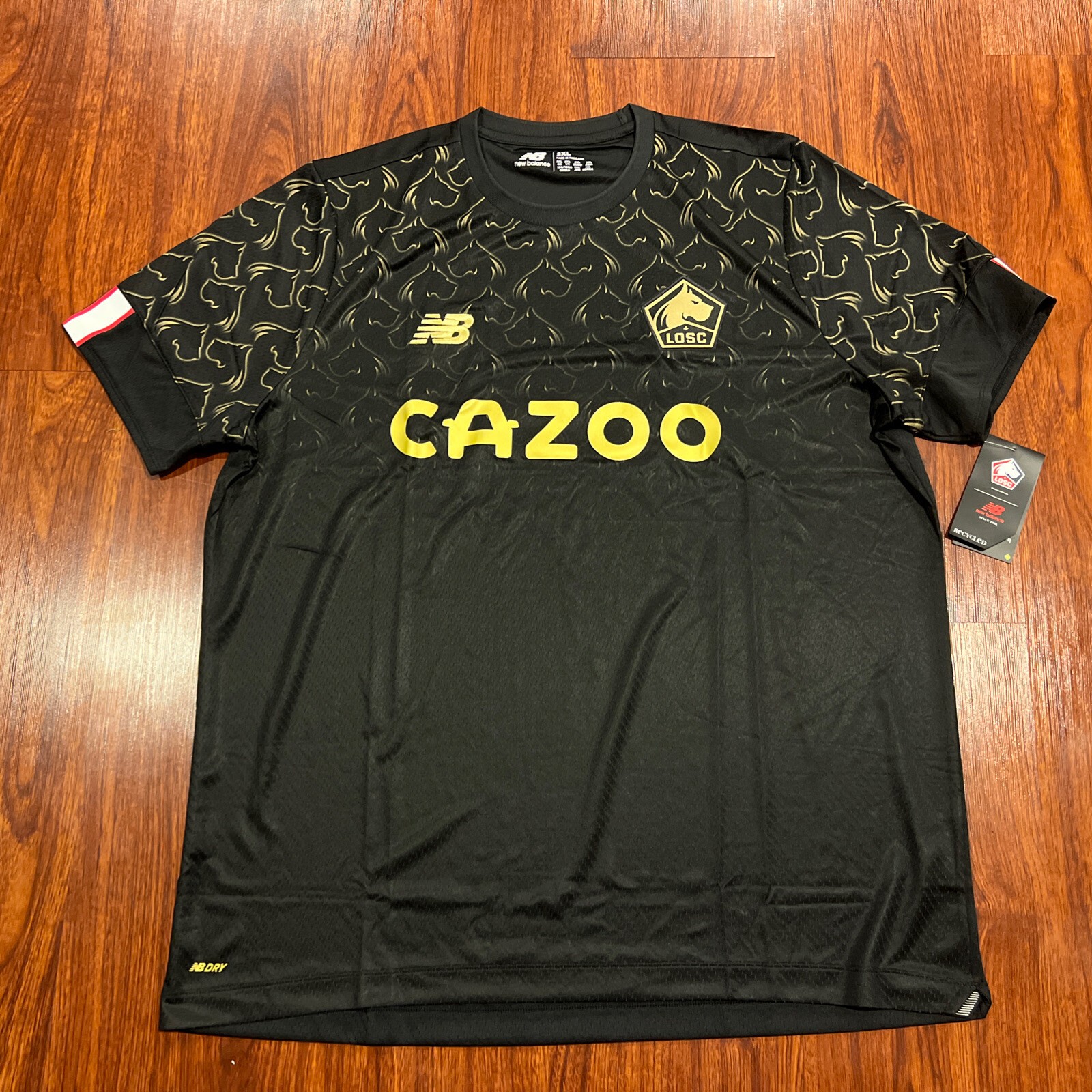 2022-23 New Balance Men’s Lille OSC LOSC Third Soccer Jersey 2XL XXL