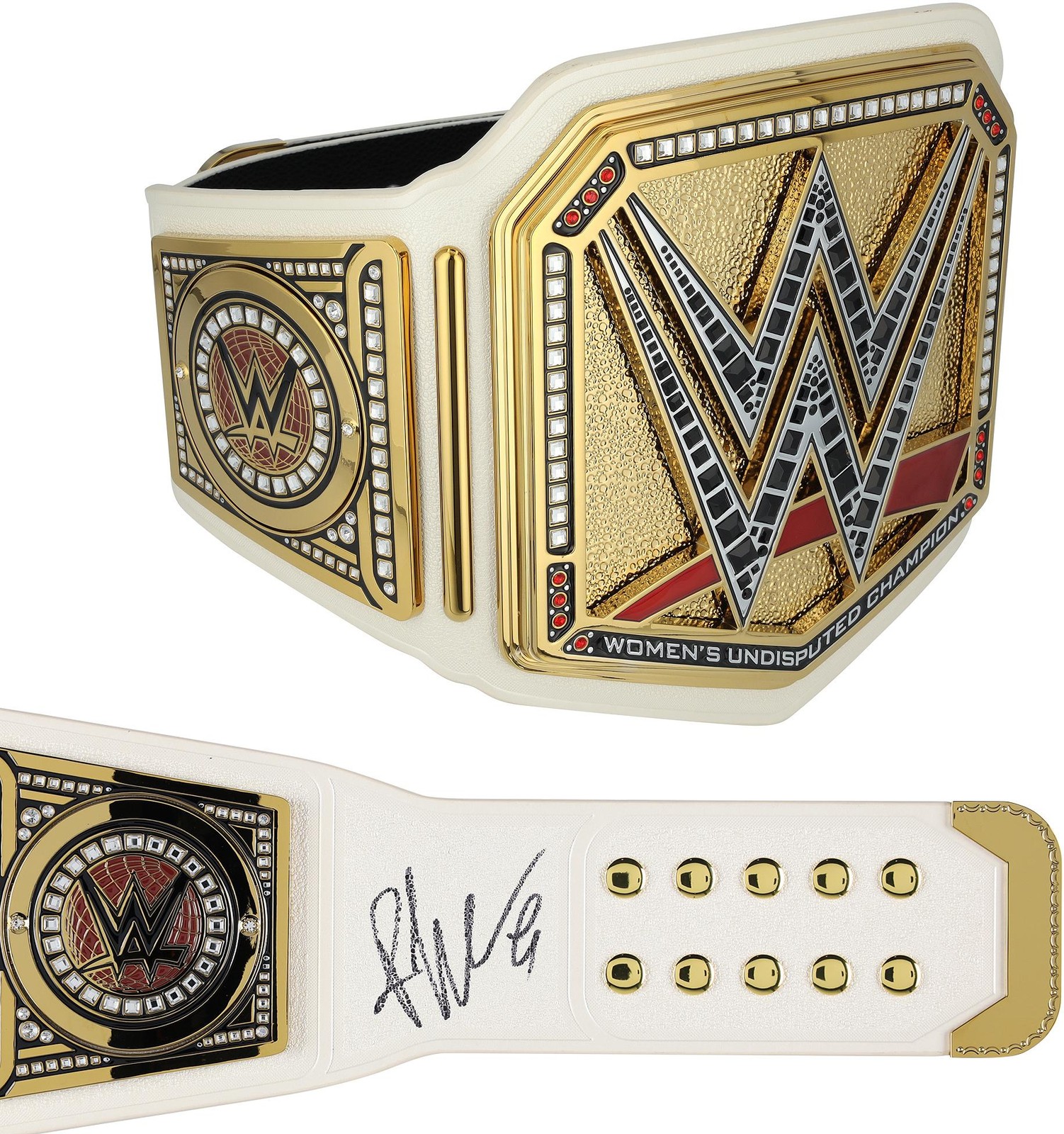 Rhea Ripley WWE Autographed Women’s Championship Replica Title Belt