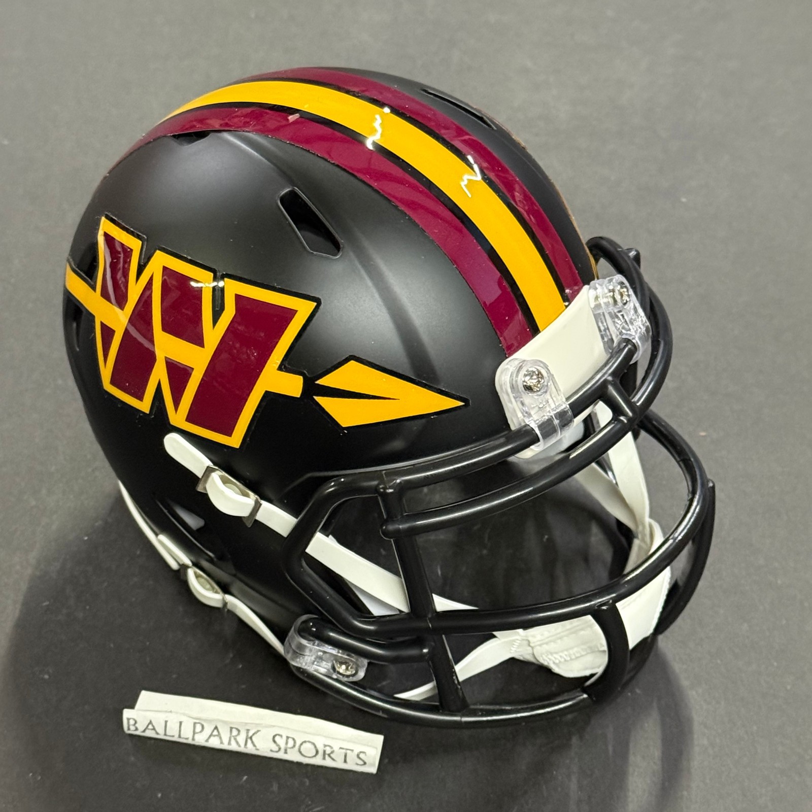 Washington Commanders 2026 Black Alternate Riddell Speed NFL Mini Helmet NEW!