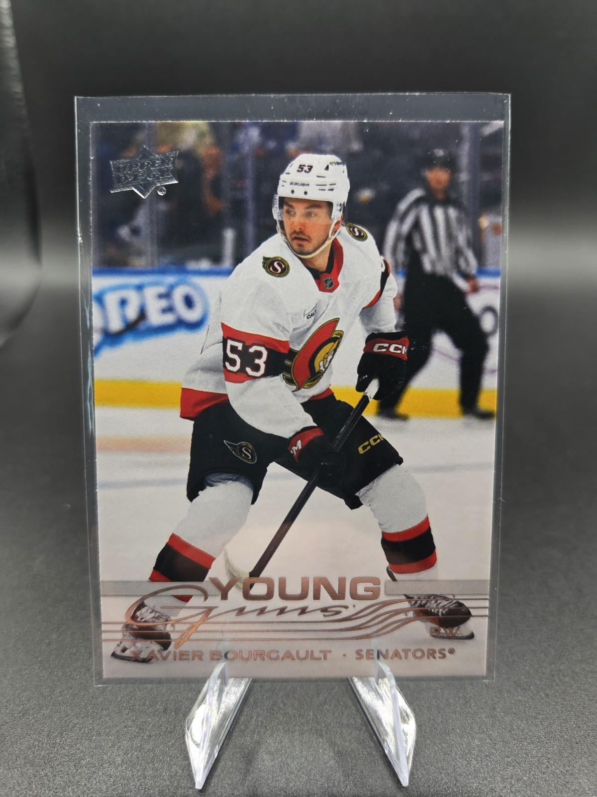 2025-26 Upper Deck Extended Series Young Guns #727 Xavier Bourgault Senators RC