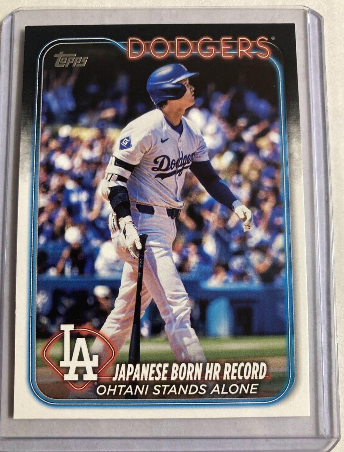 2024 Topps Update #US123- SHOHIE OHTANI HR Record