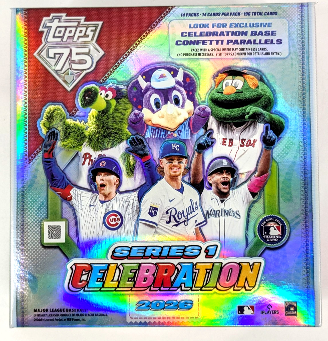 Complete Your Set 2026 Topps Series 1 Celebration Mascots Inserts