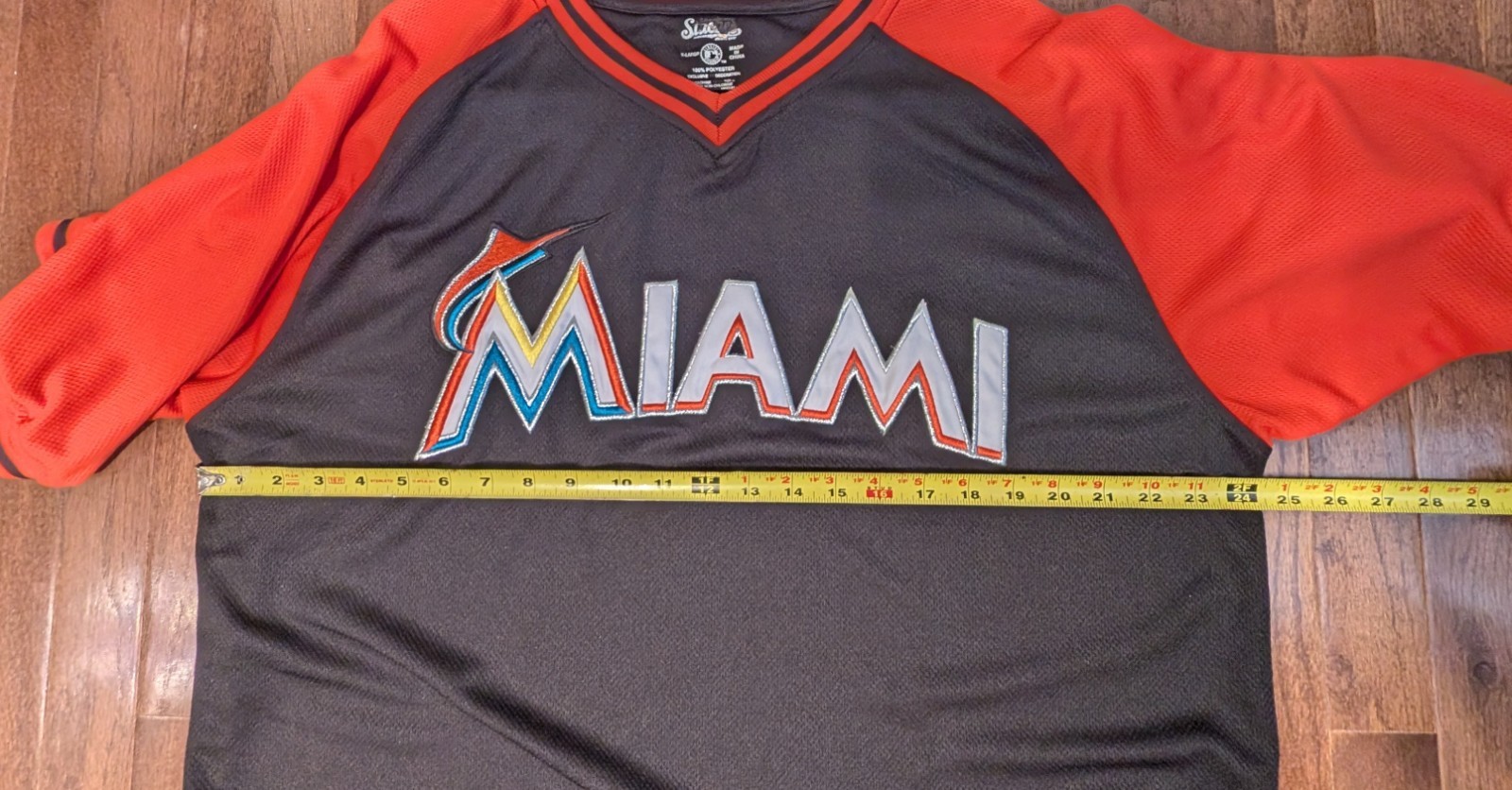 Authentic Miami Marlins Stitches MLB Baseball Jersey XL Stitched Lettering