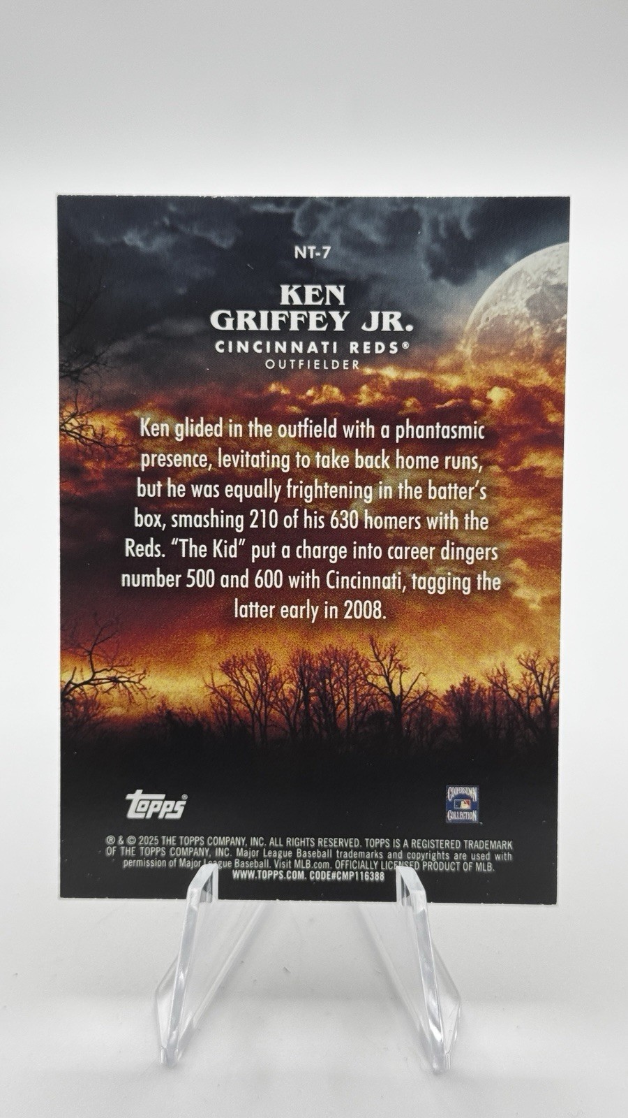 2025 Topps Update Series – Night Terrors Ken Griffey Jr. #NT-7