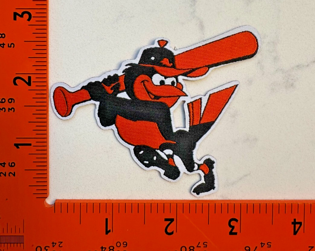 Baltimore Orioles “Angry Bird” Patch – Charm City Heritage – Iron-On Badge
