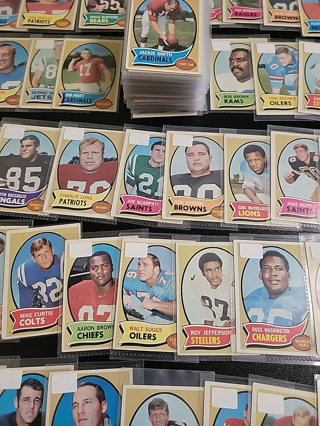 1970 Topps Football 118 Card Starter Lot – Bob Hayes and Roman Gabriel